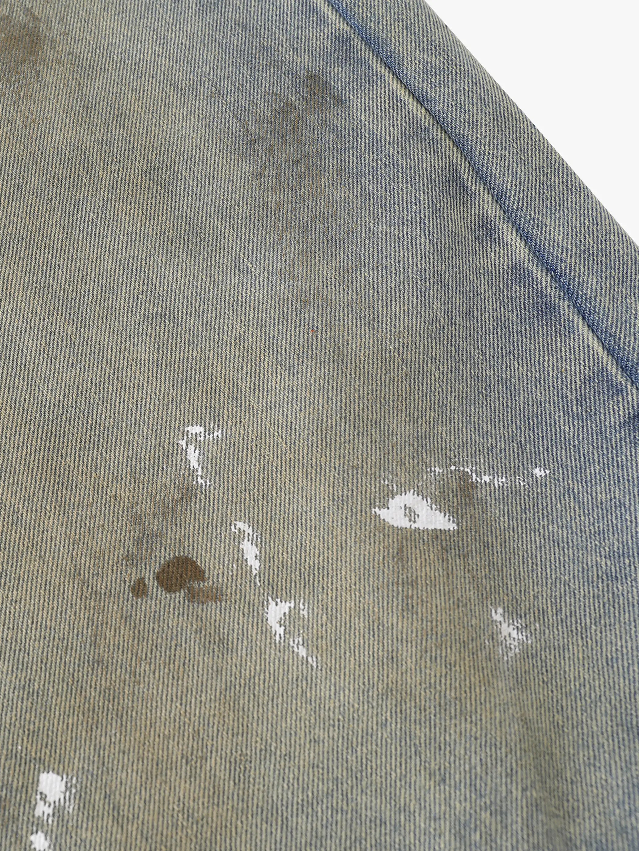 Distressed Post-Apocalyptic Denim Shorts-S1115