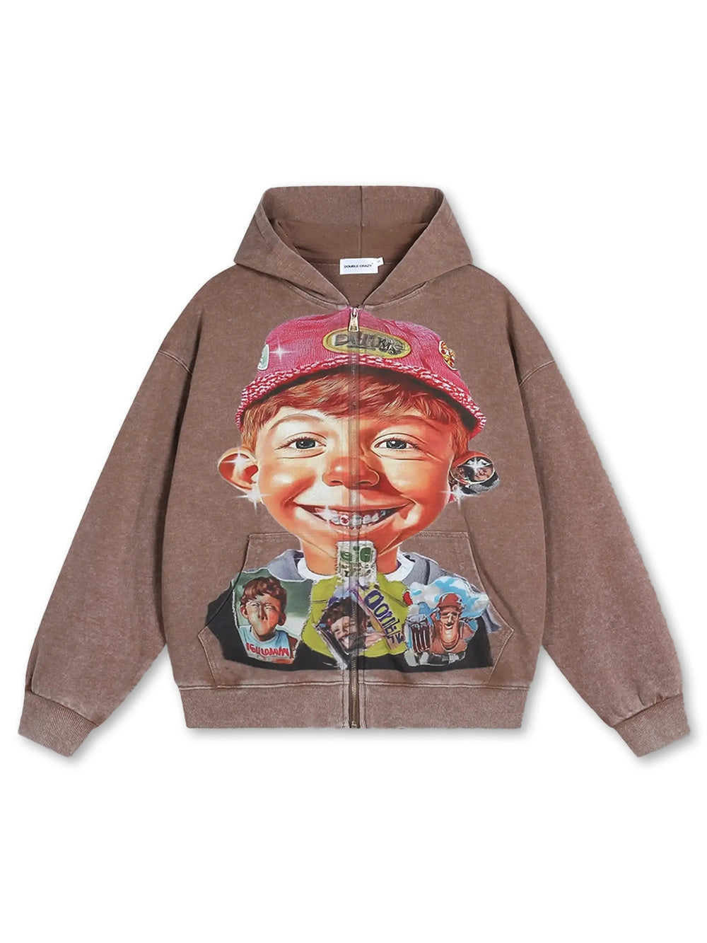 Sudadera con capucha de niño de dibujos animados retro-066