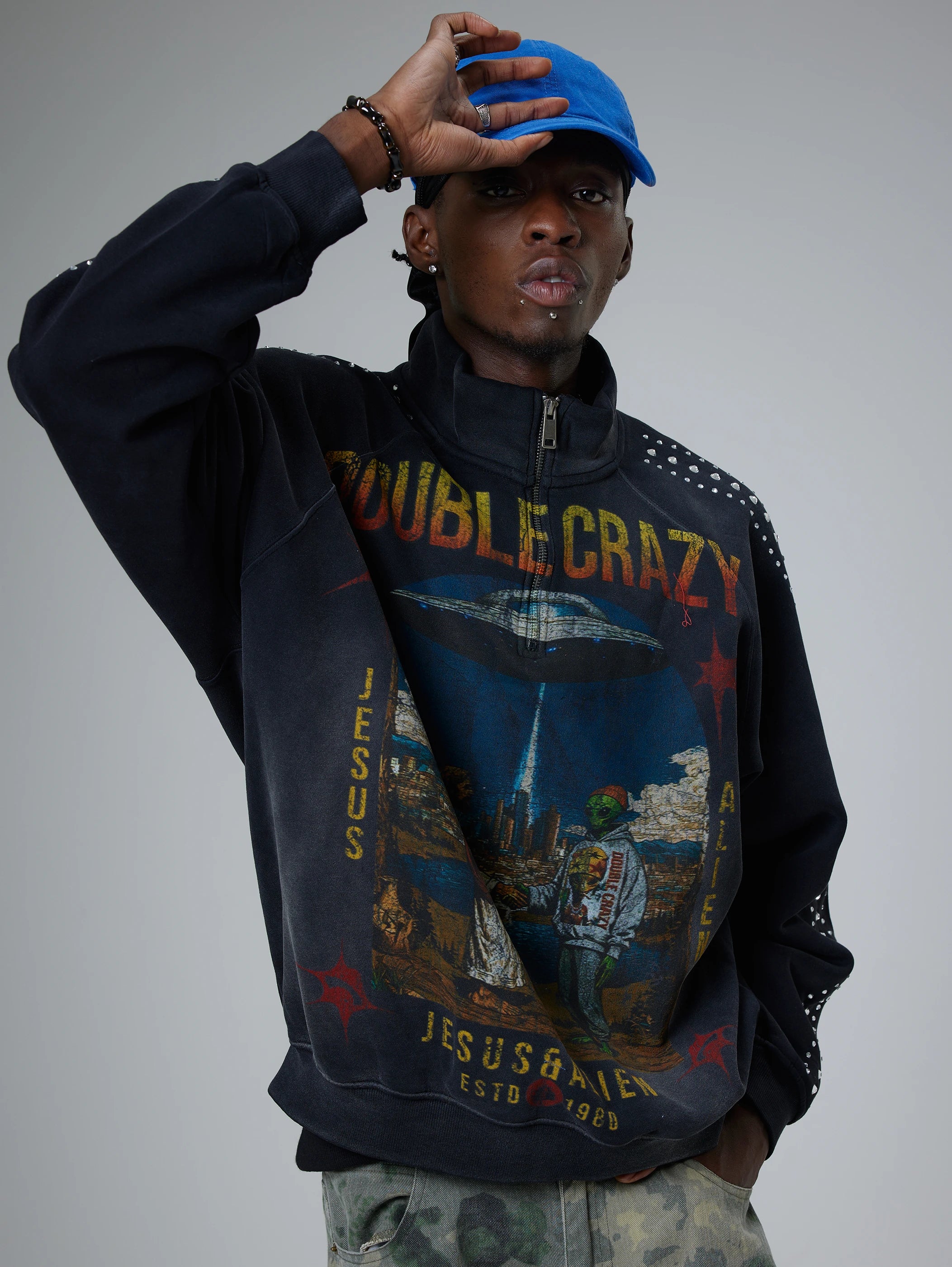 Jesus & Alien Connection Jacket-327