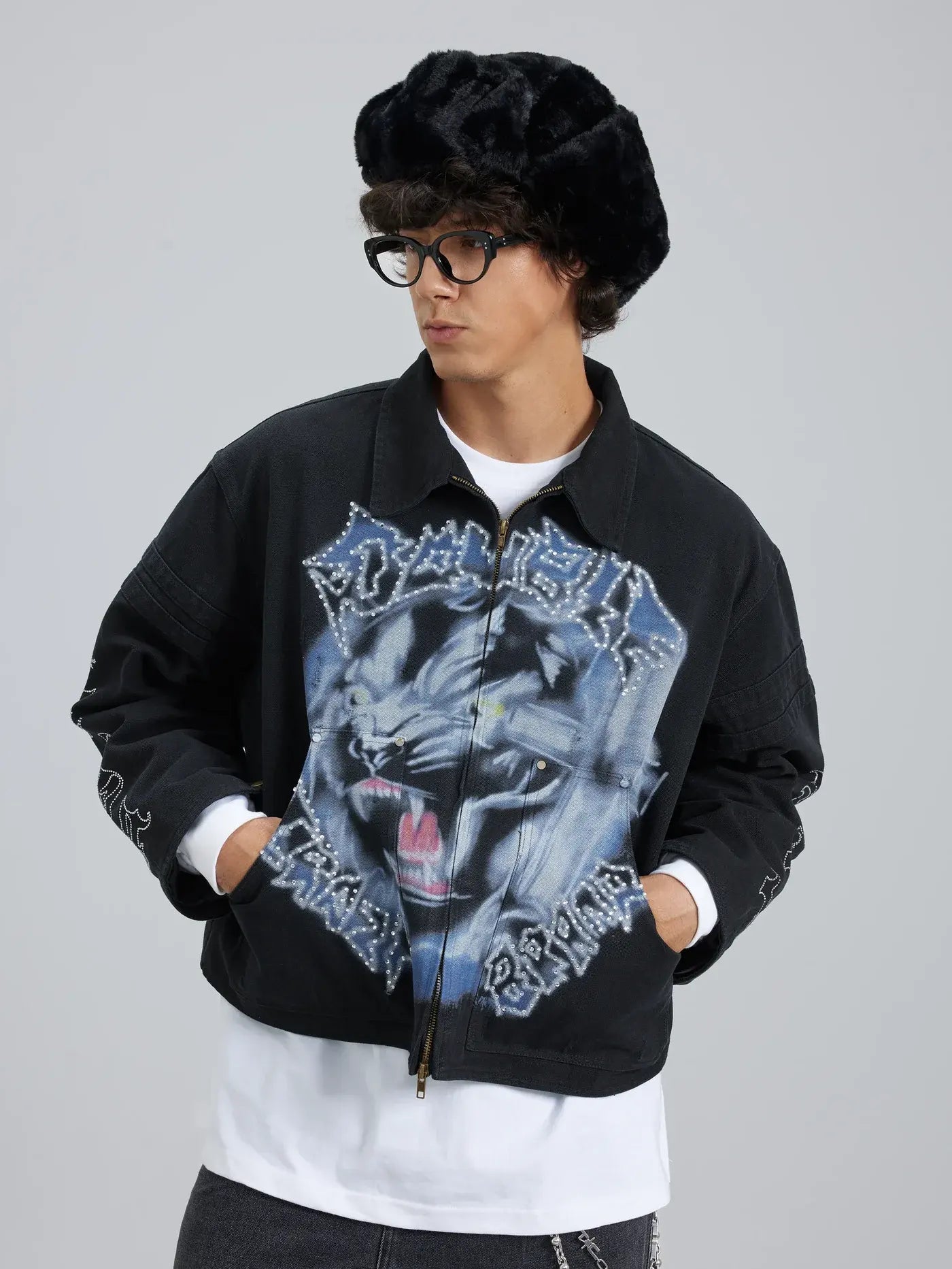 Glitter Panther Jacket-357