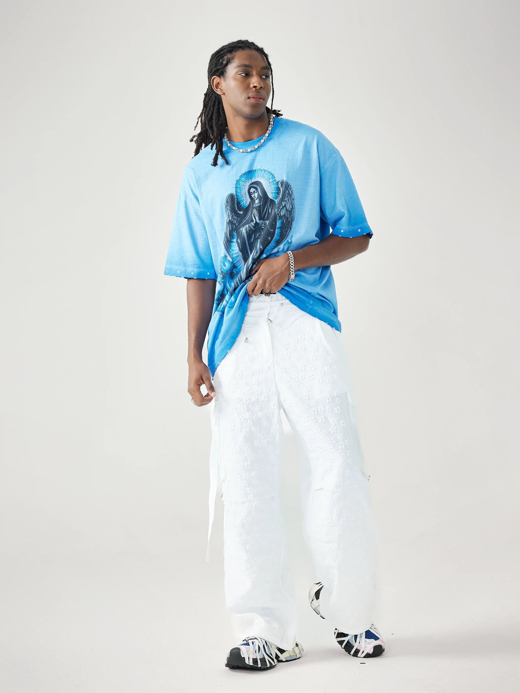 Our Lady of the Blue Flame T-shirt-185