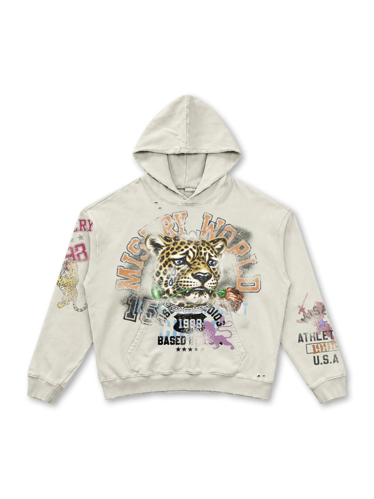 Misery Rose Leopard Hoodie-808