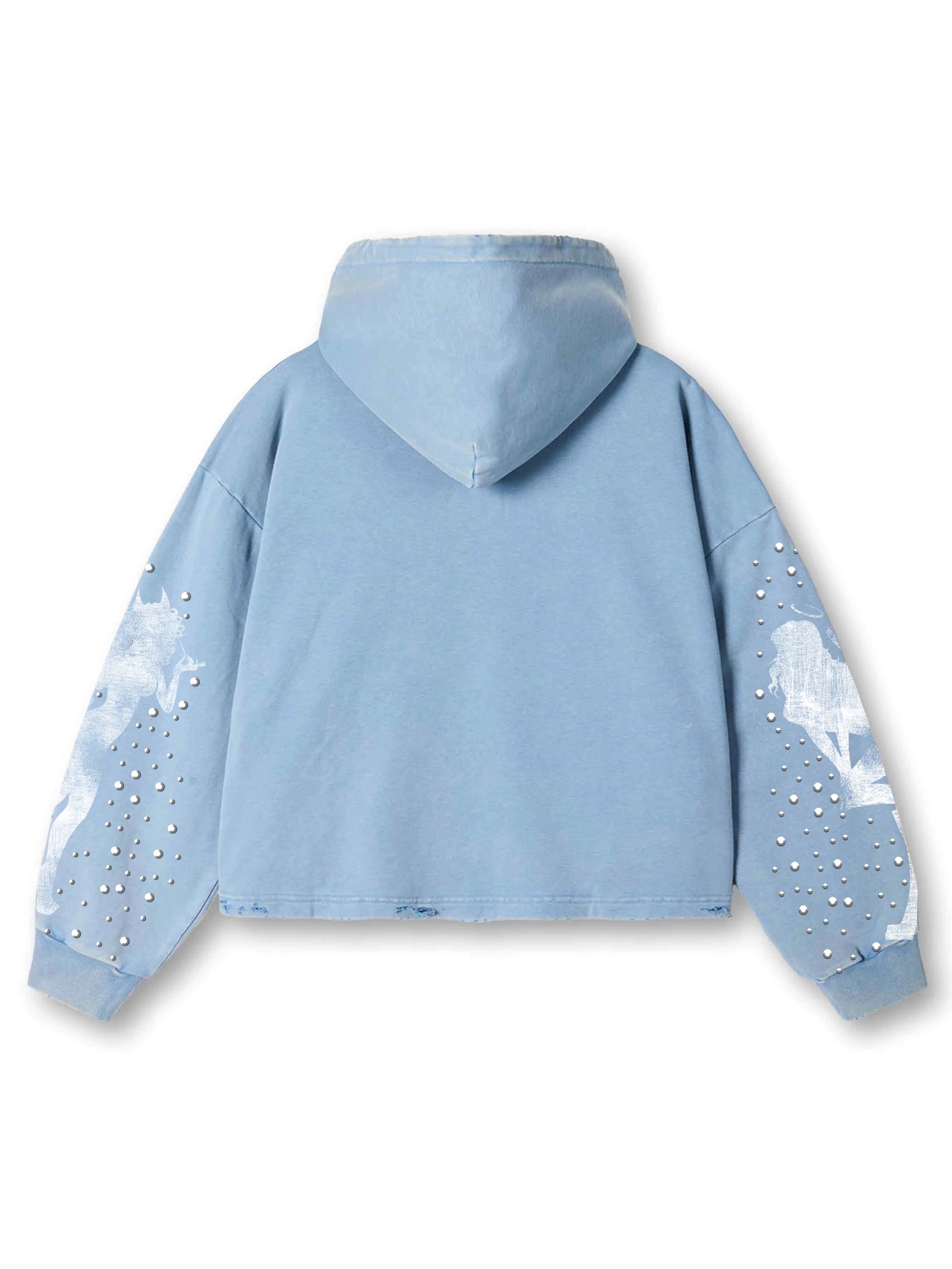 Bling Angel Devil Hoodie-704