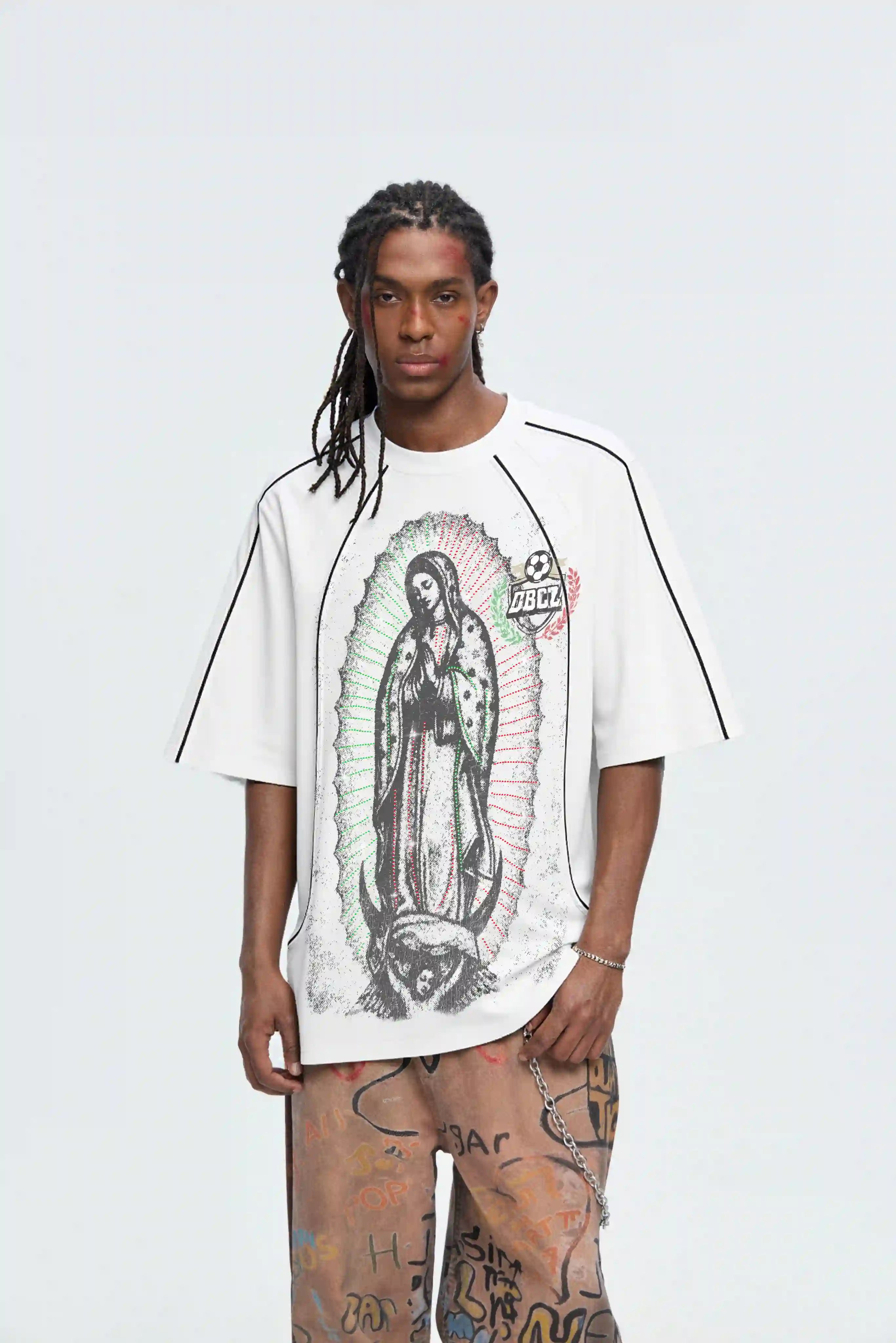Iced Out Guadalupe Baggy Jersey-615