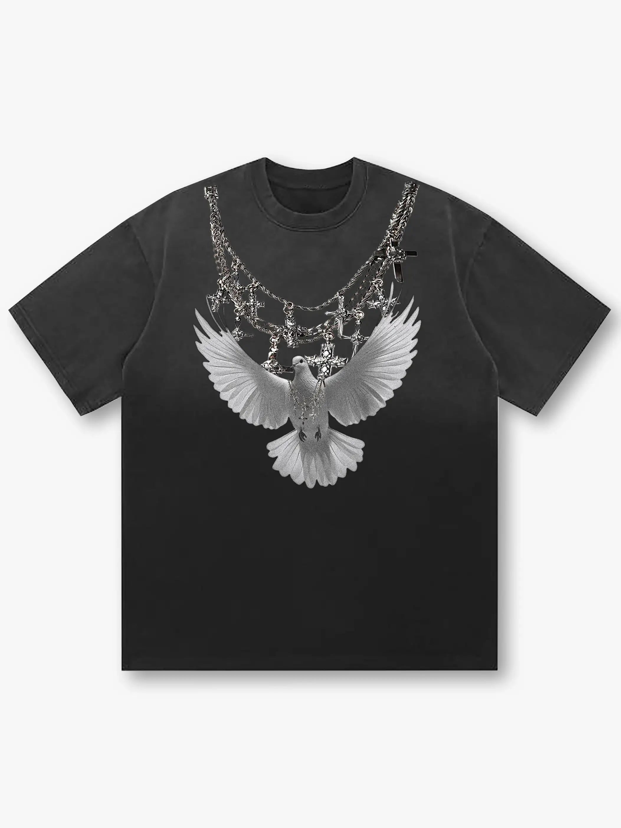 Flying Dove Cross T-shirt-161