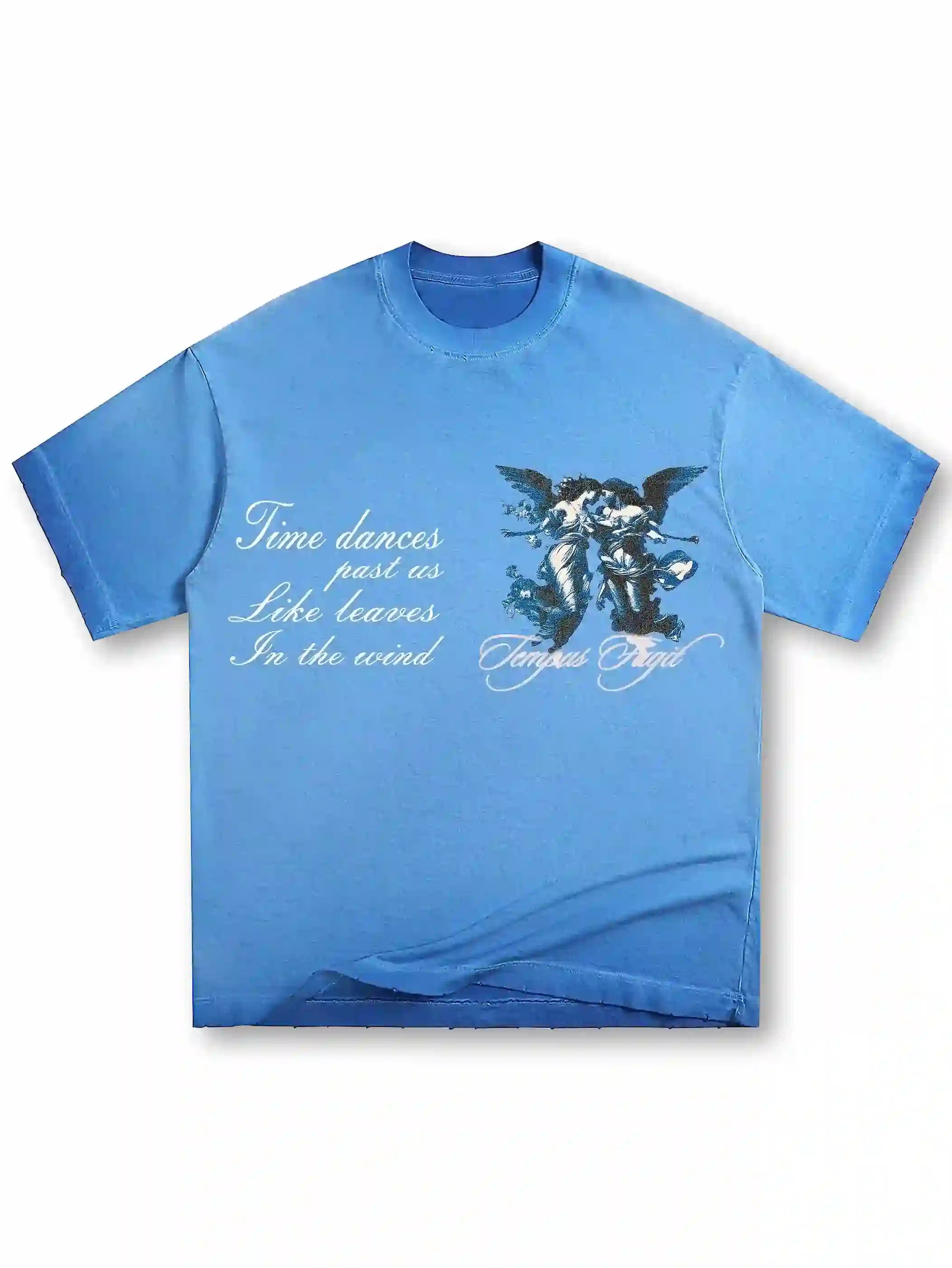 Angel Graphic T Shirt Oversized Streetwear Casual Tee-226