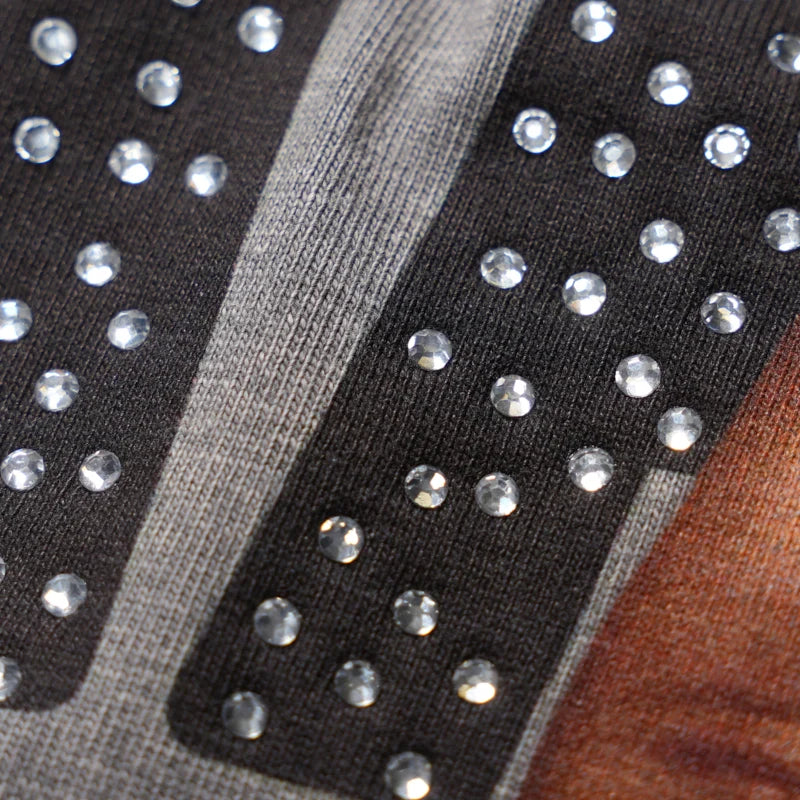 Gilet sans manches Rhinestone Rebel-205