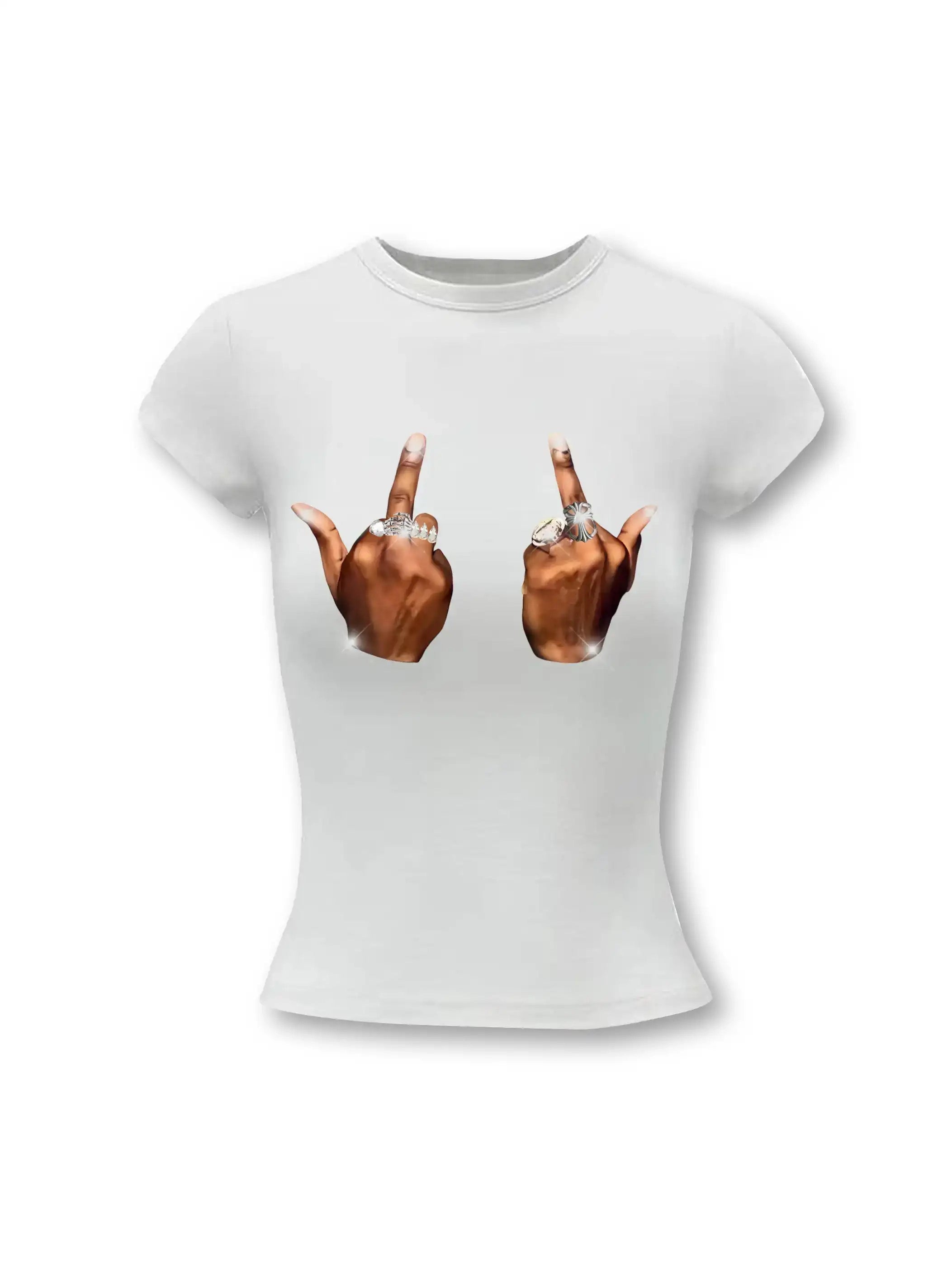 Radiant Cross Stud Baby Tee-268