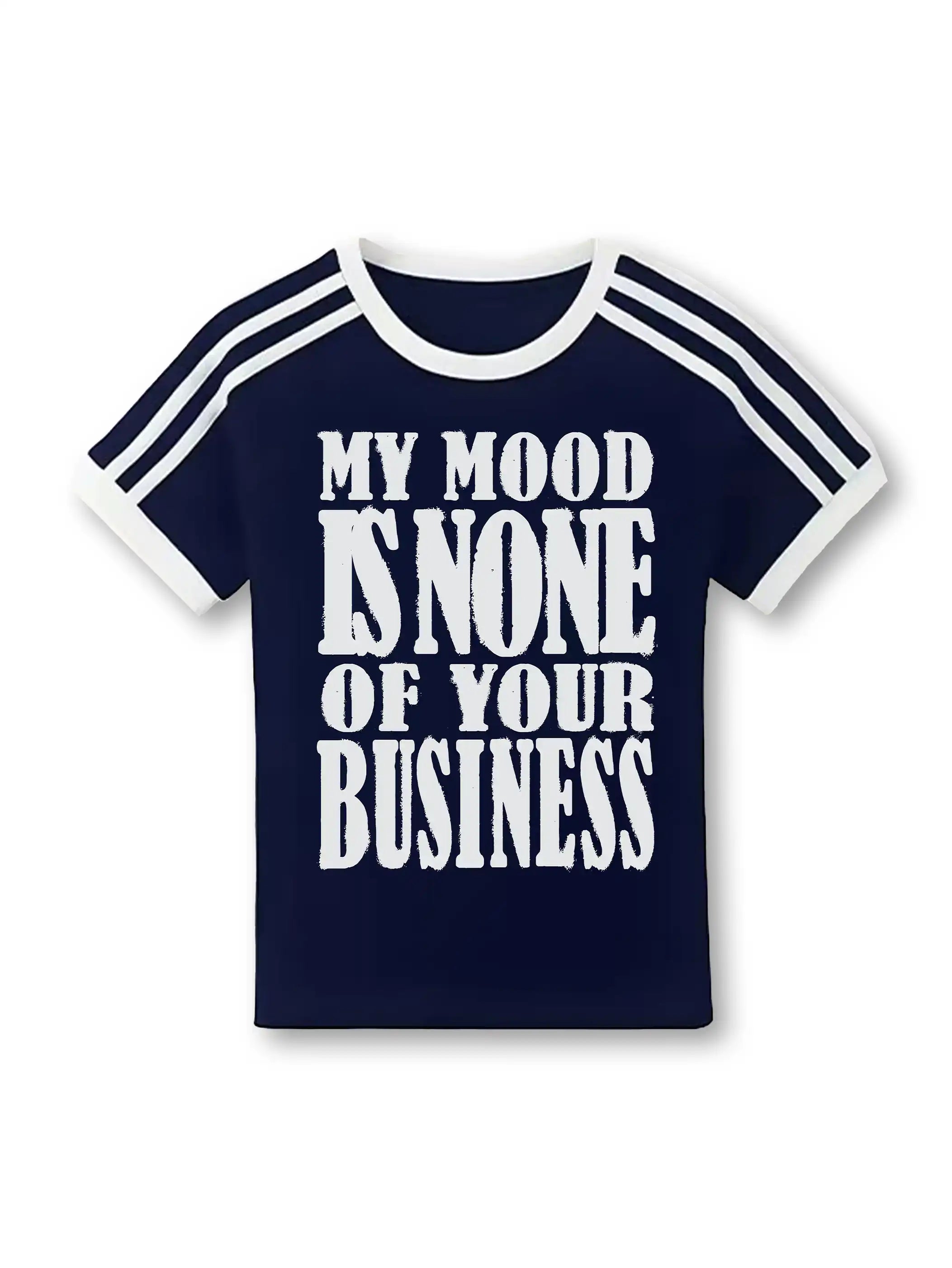 Mood Statement Sports Baby Tee-277