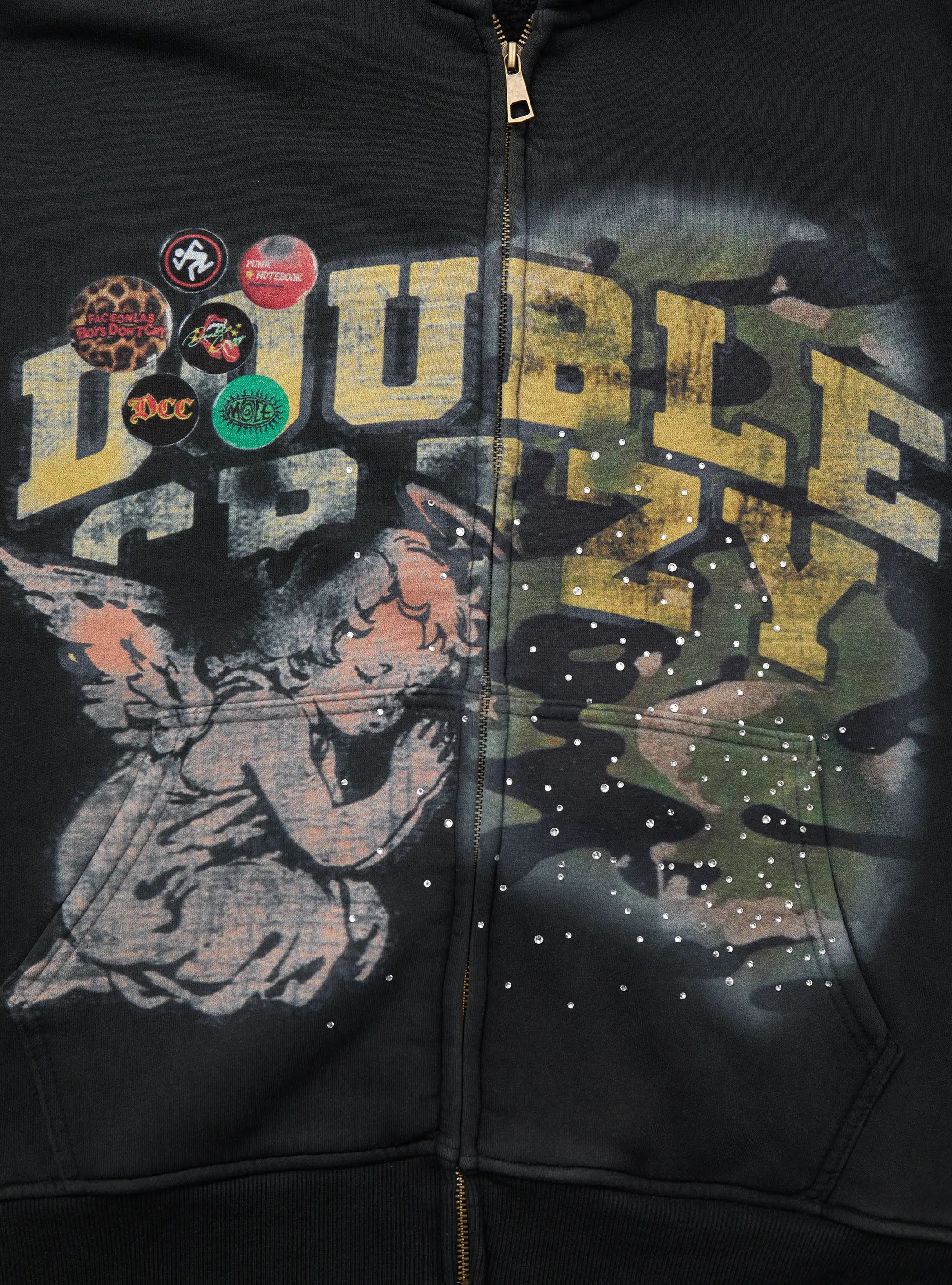 Royal Angel Zip Hoodie-415