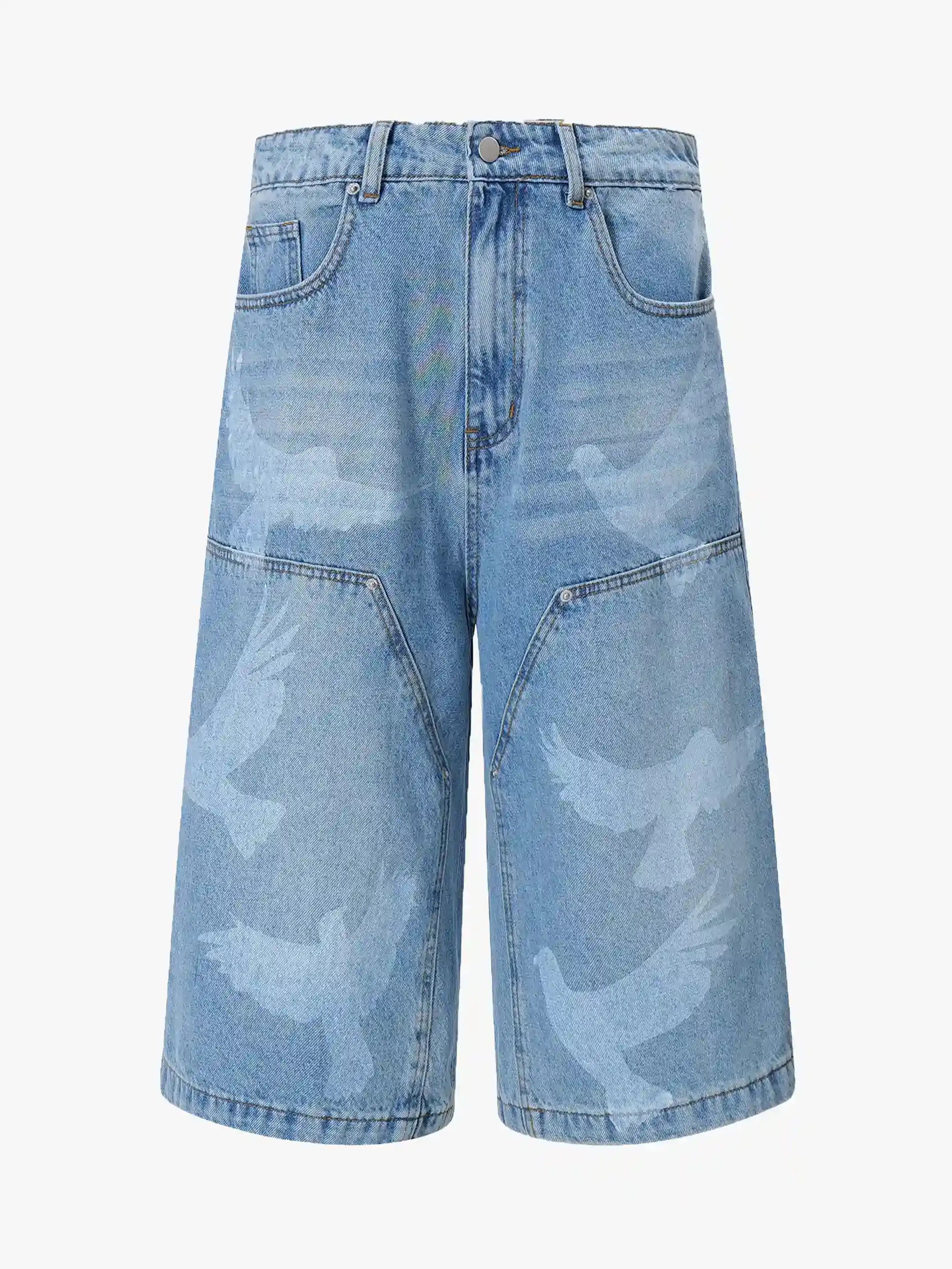 Bird Flight Denim Shorts - S966
