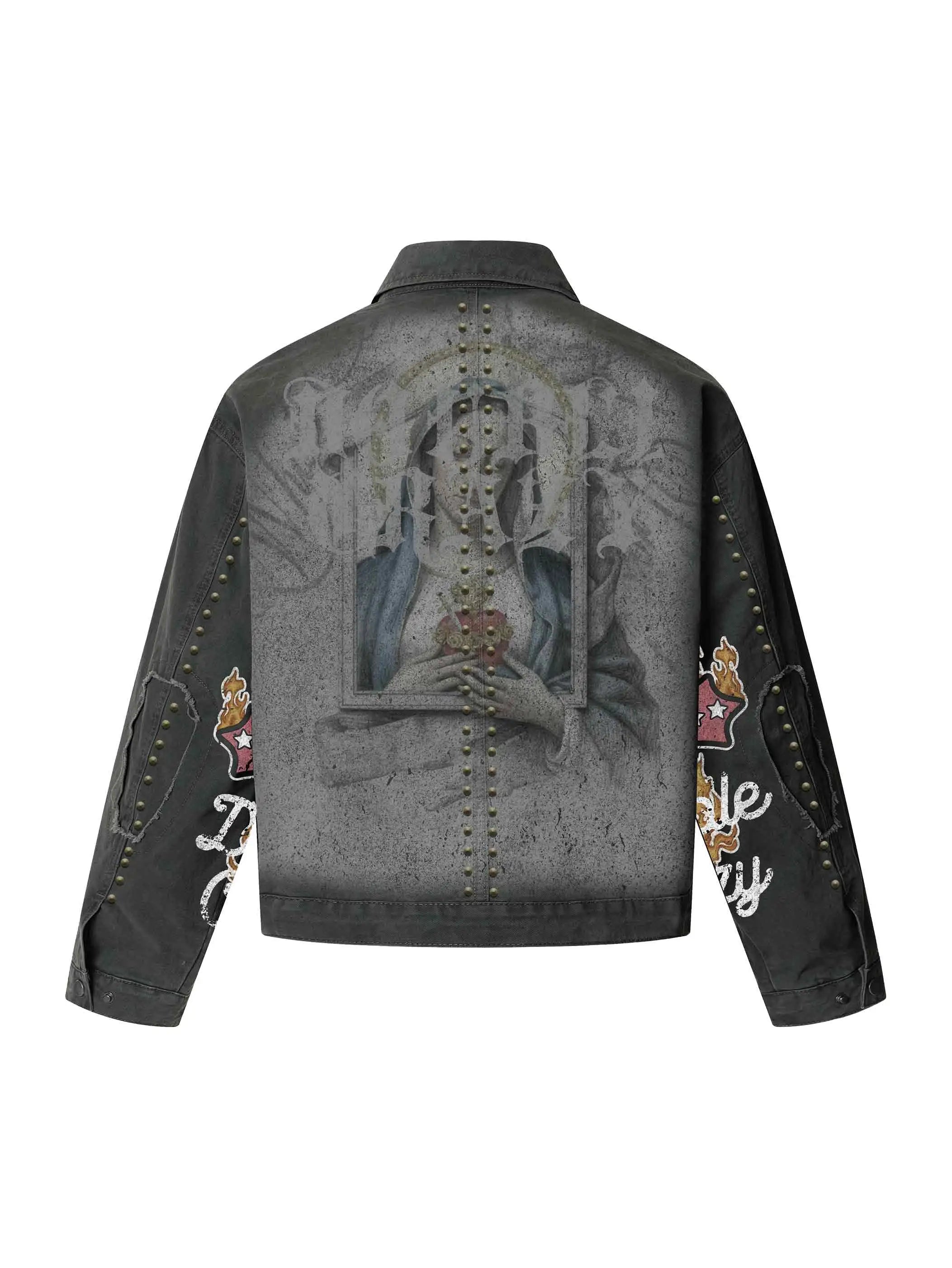 Sacred Vision Graphic Denim-345