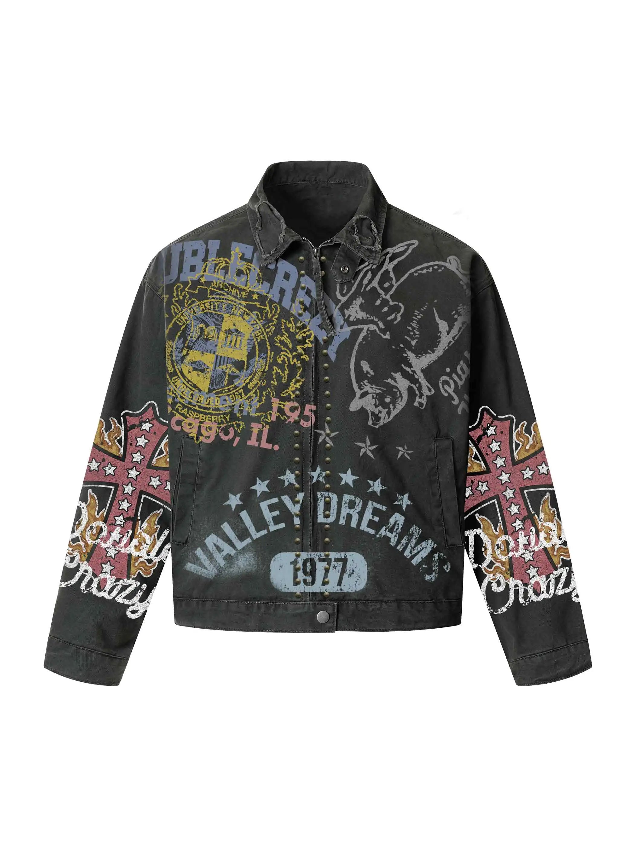 Sacred Vision Graphic Denim-345