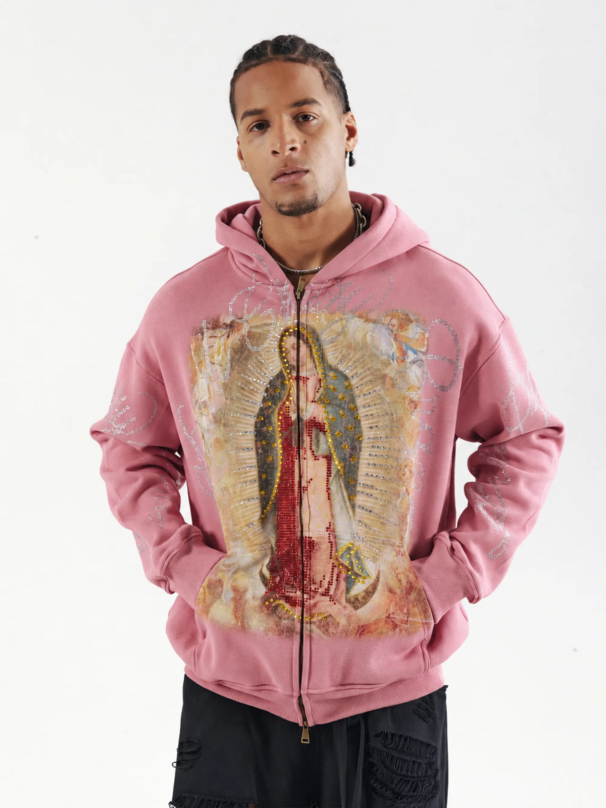 Vintage Iced-Out Virgin Hoodie-758