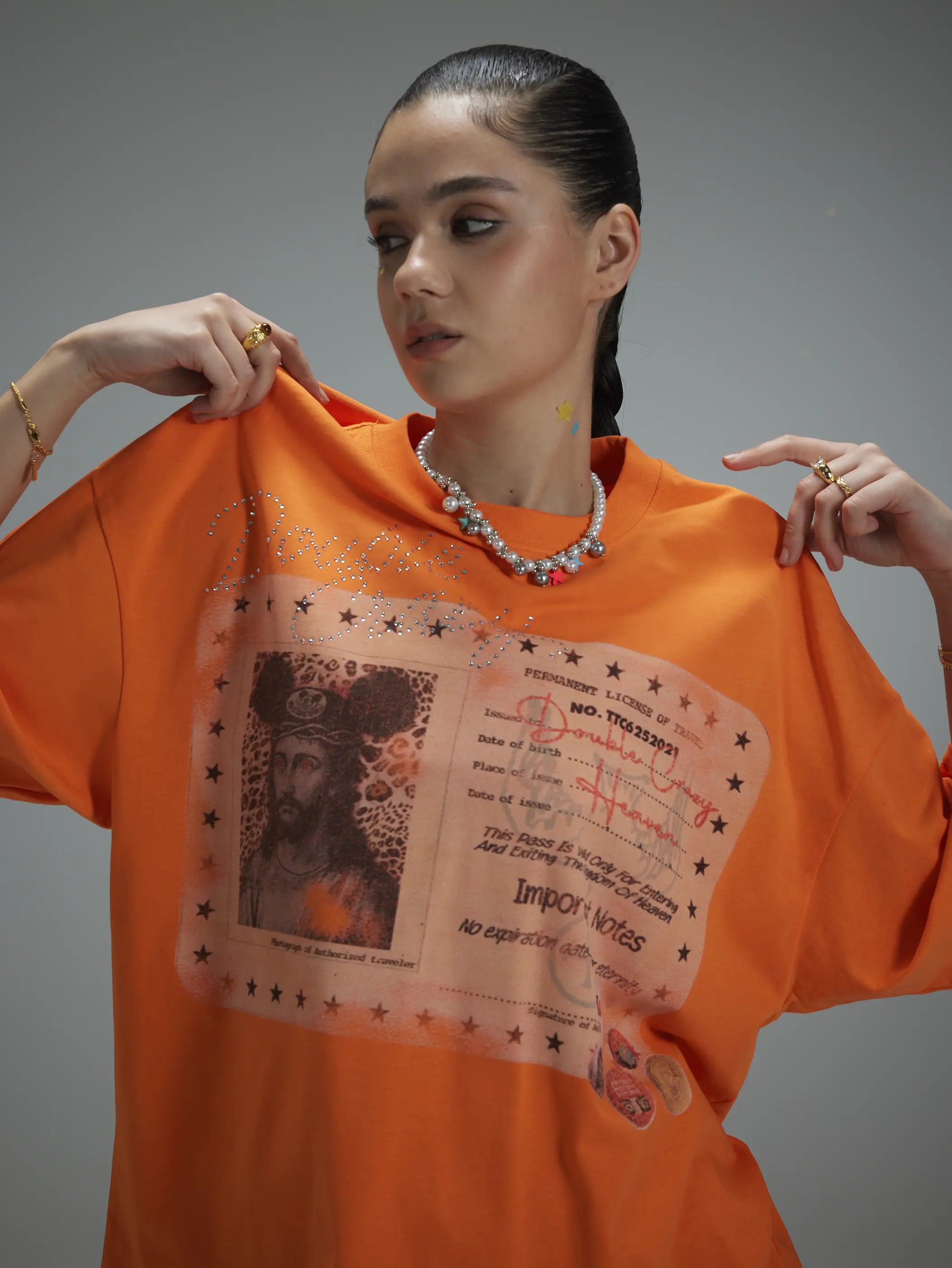 Vintage Boxy Iced Out ID Tee-430