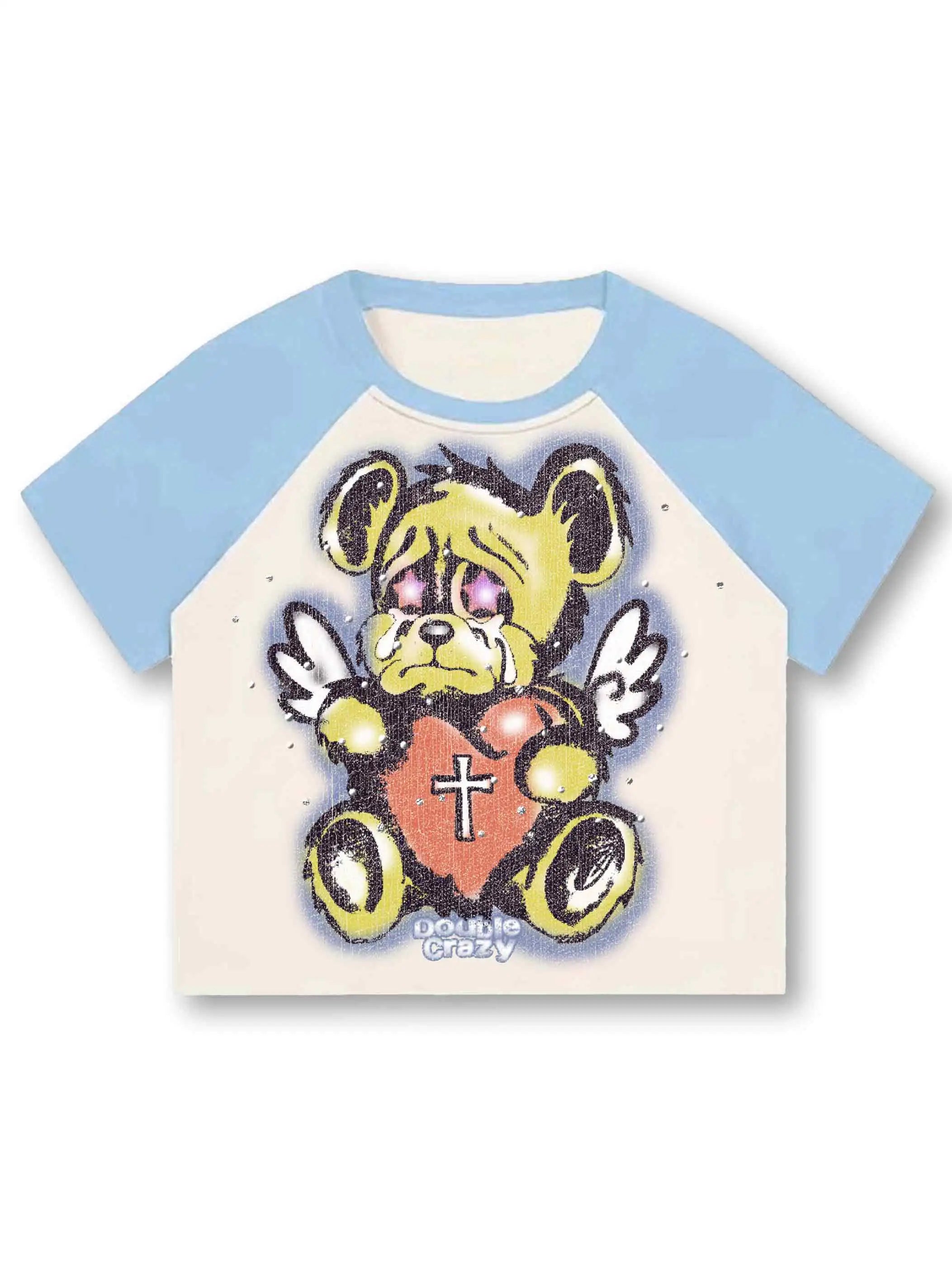 Vintage Boxy Airbrush Bear Tee-442