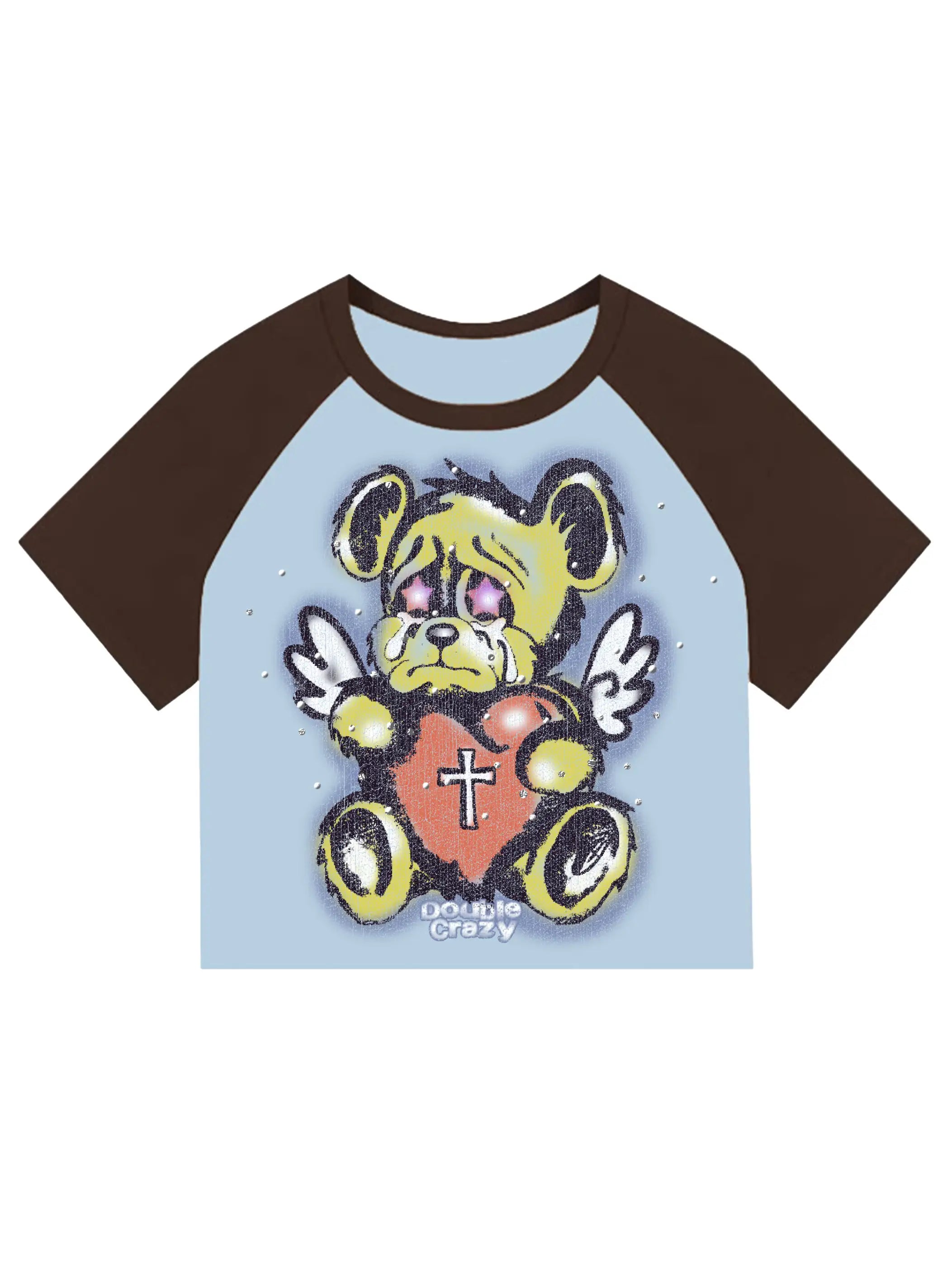 Vintage Boxy Airbrush Bear Tee-442
