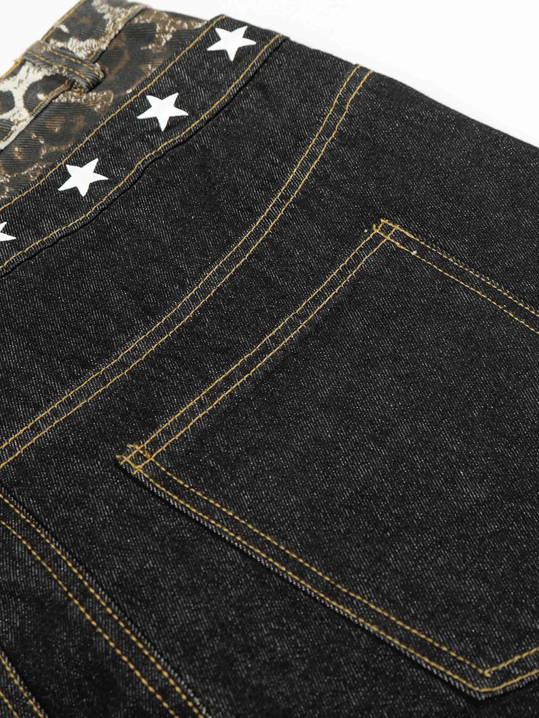 Layered Star Denim Jean-S1169