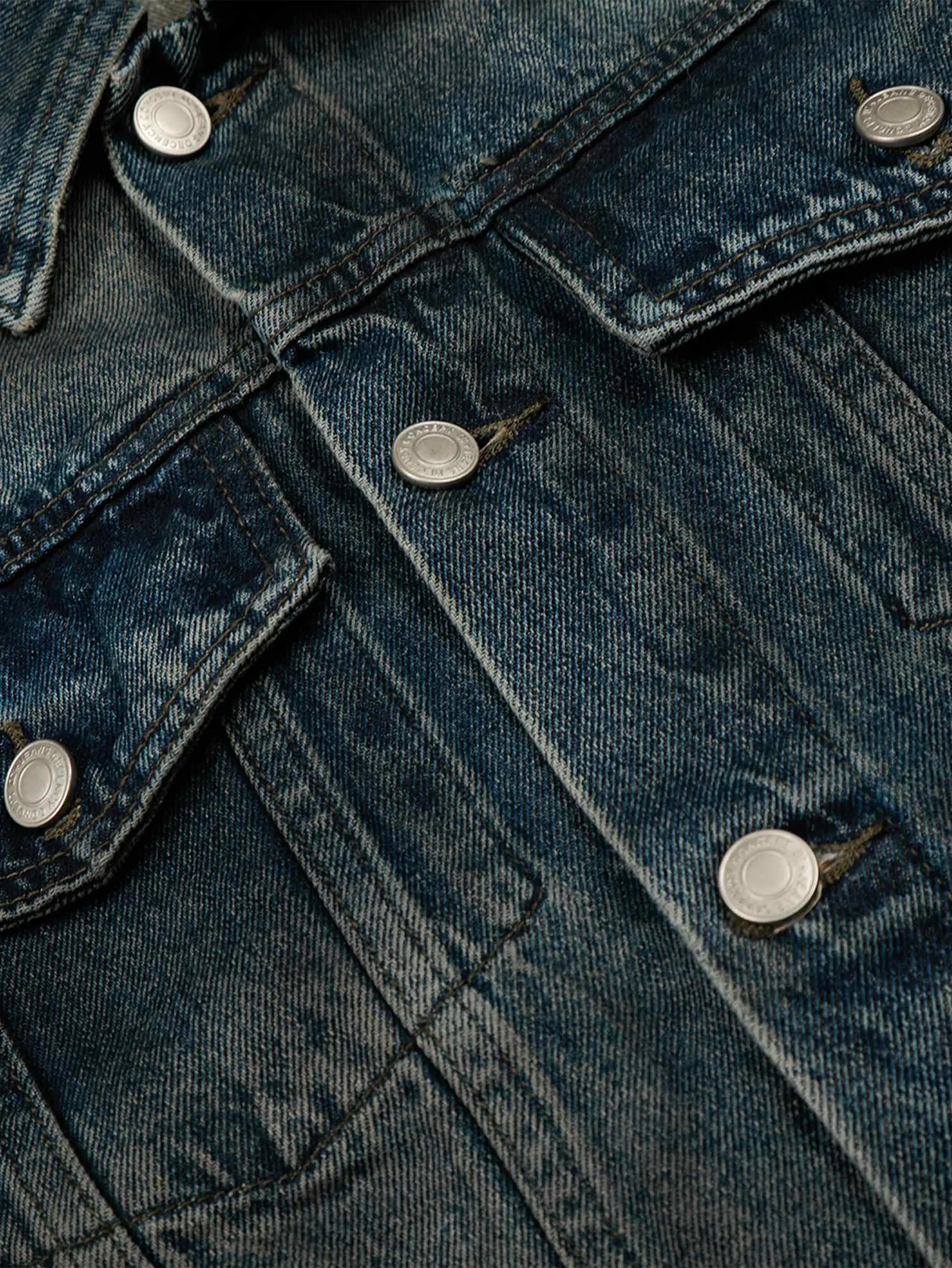 Classic Fade Denim Jacket-S1165