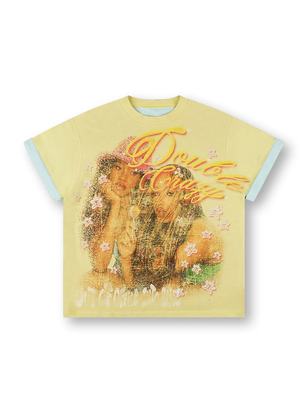 Vintage 90s Girls Two Tone Tee-614
