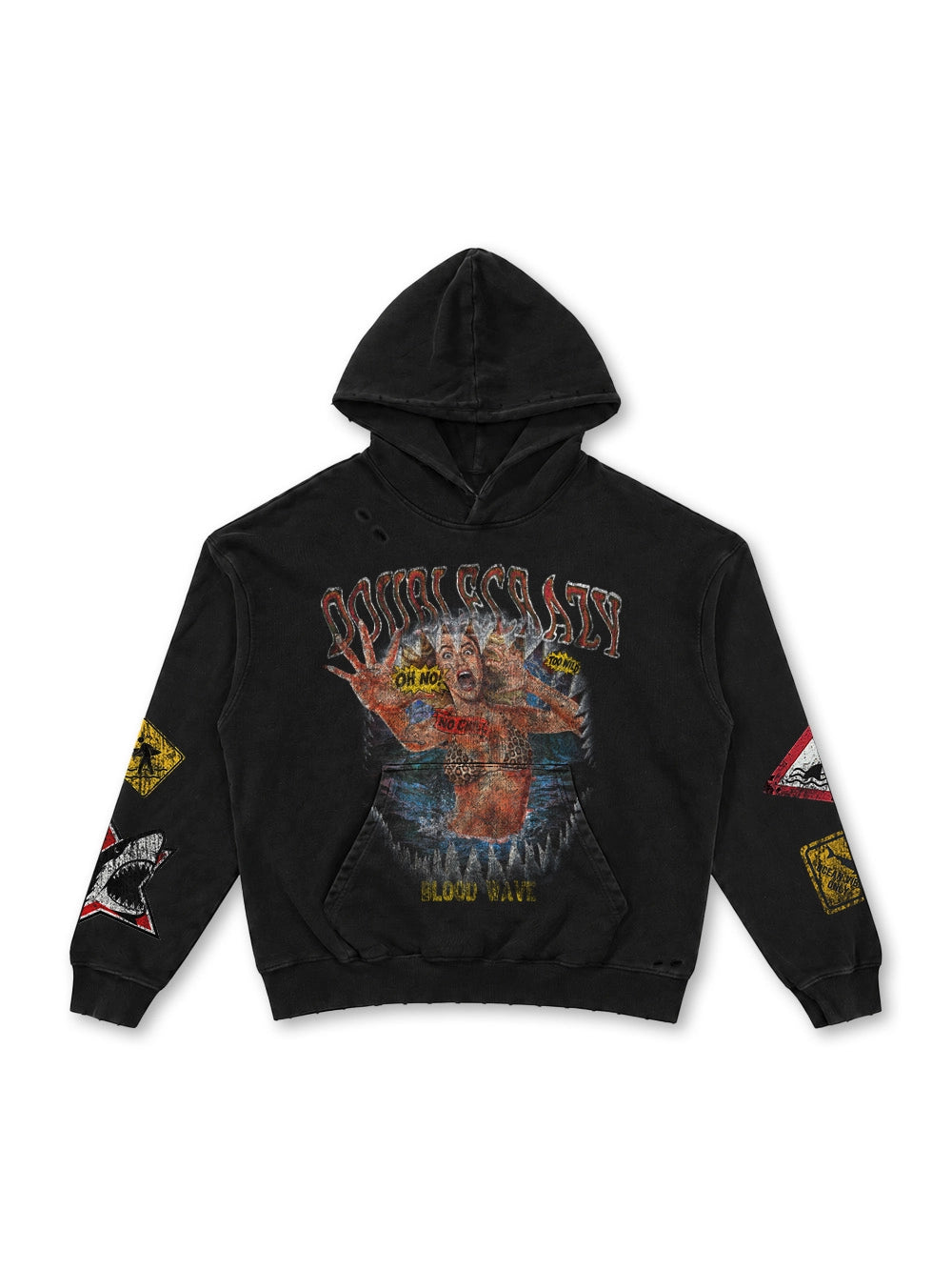 Vintage Horror Jaws Pullover-802