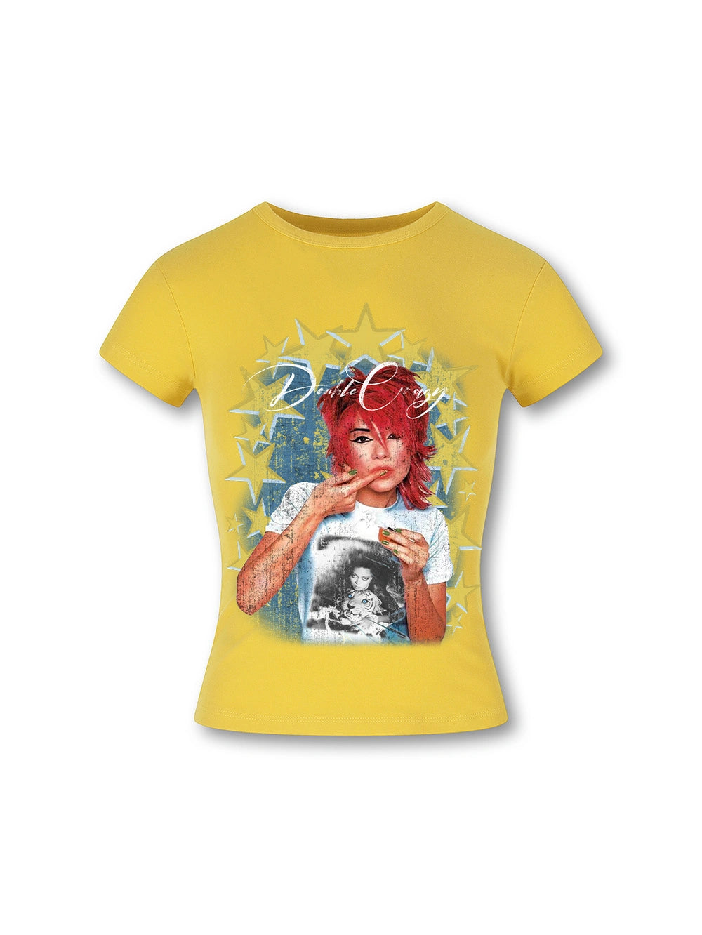 T-shirt bébé étoile strass Y2K-526