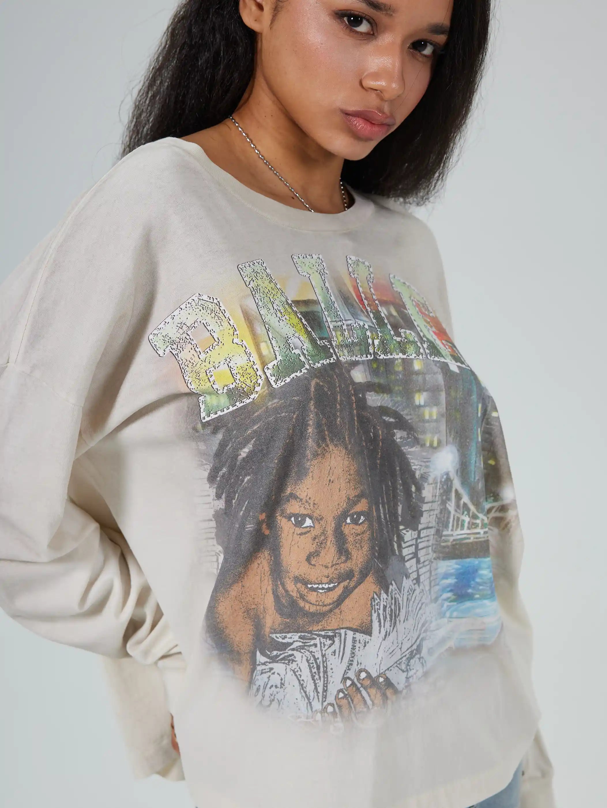 Washed Baller Cash Boxy L/S-728