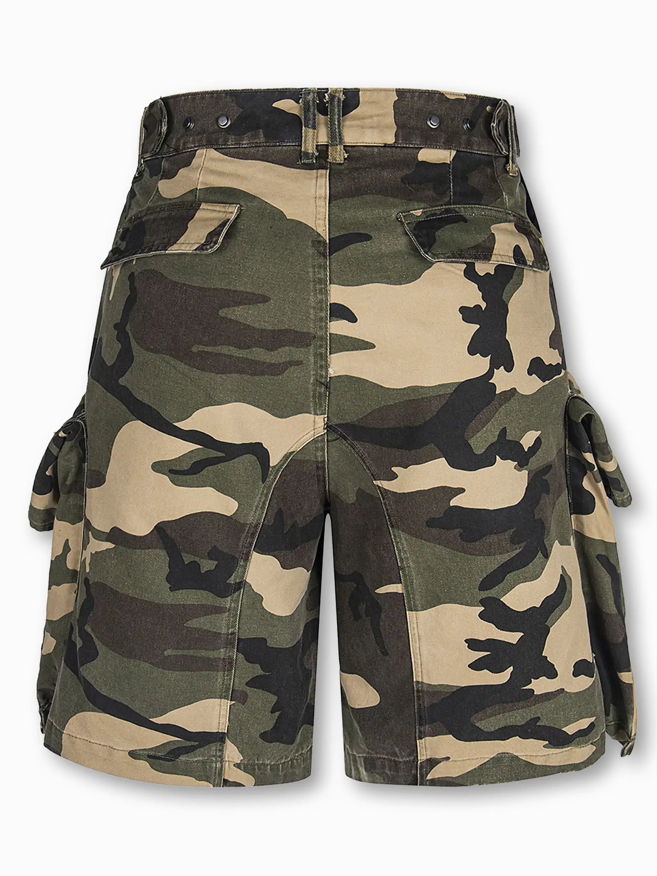 Dual Tone Cargo Shorts-S1102