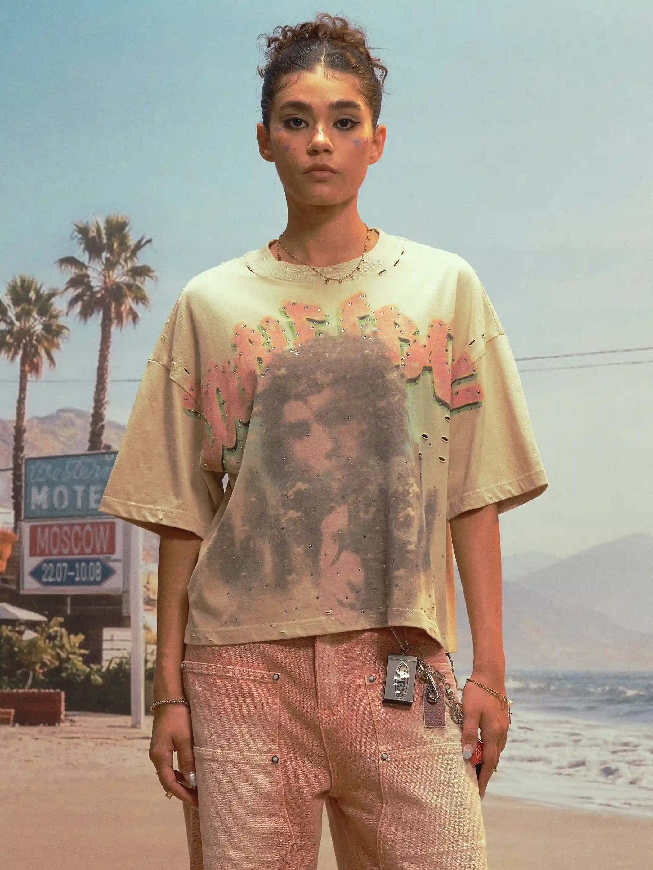 Vintage Action Movie Graphic Tee-535