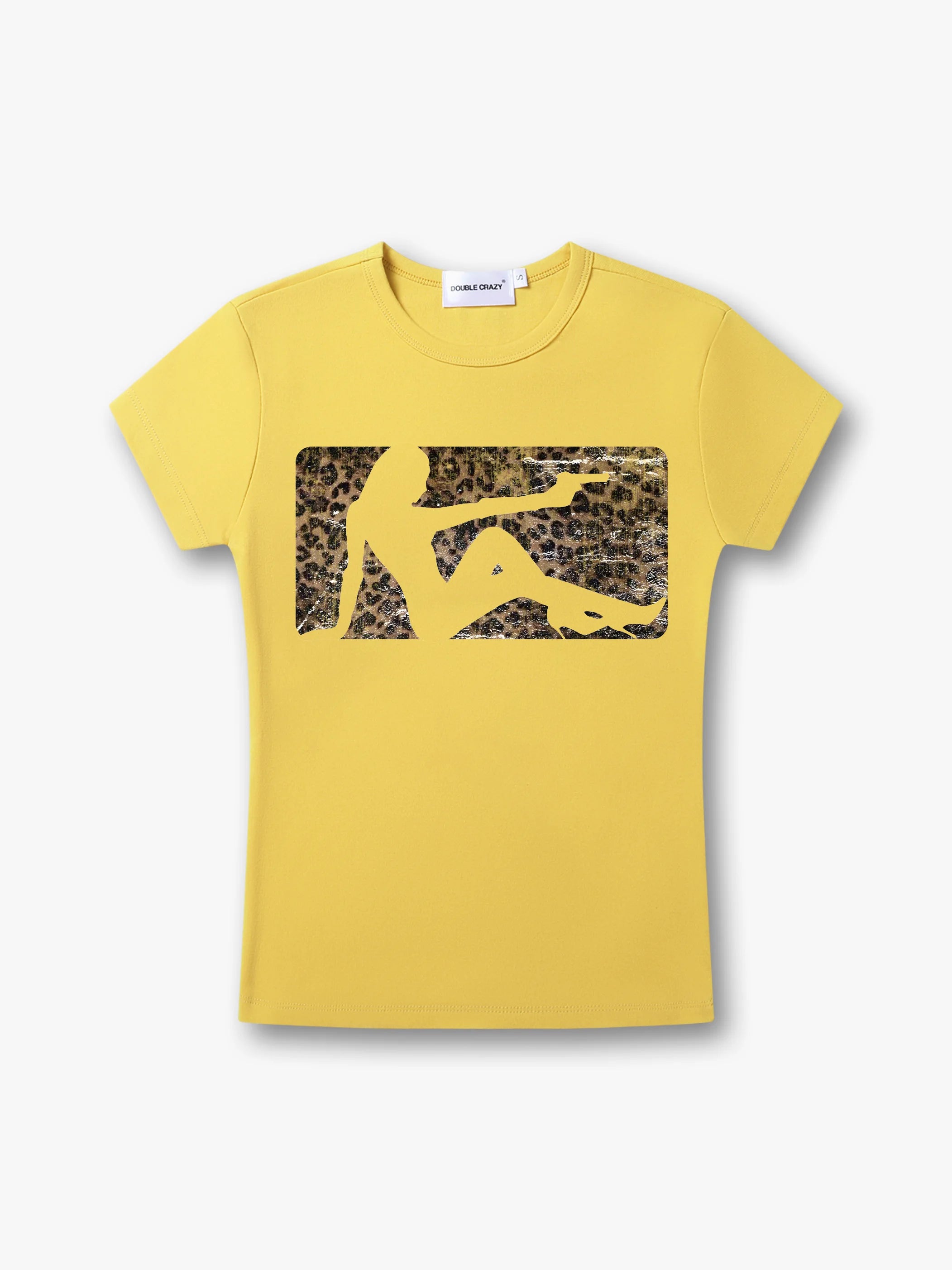 Leopard Silhouette Baby Tee-568