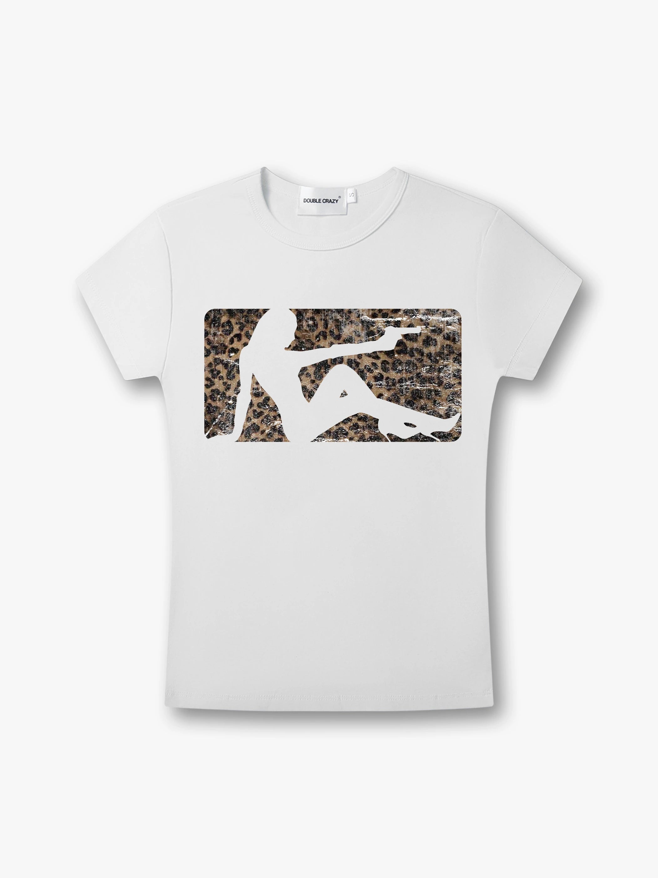 Leopard Silhouette Baby Tee-568