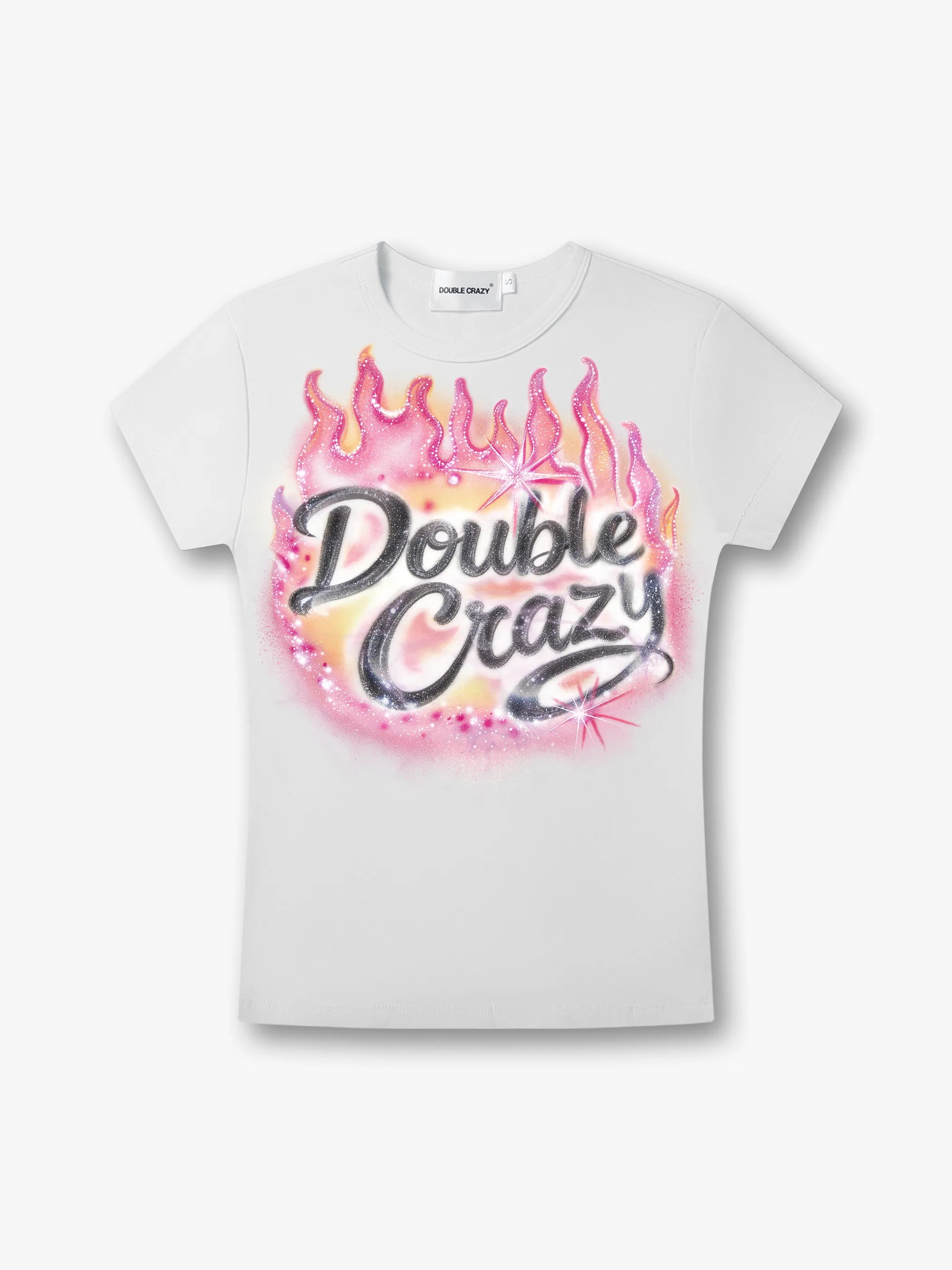 Y2K Sparkle Flame Slim Tee-571