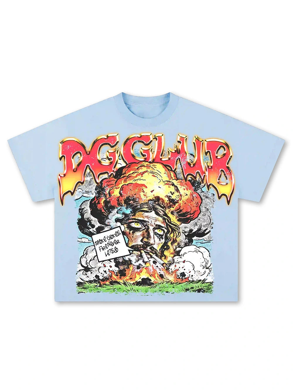 T-shirt coupe carrée « Comic Smoke Sorona » - 588