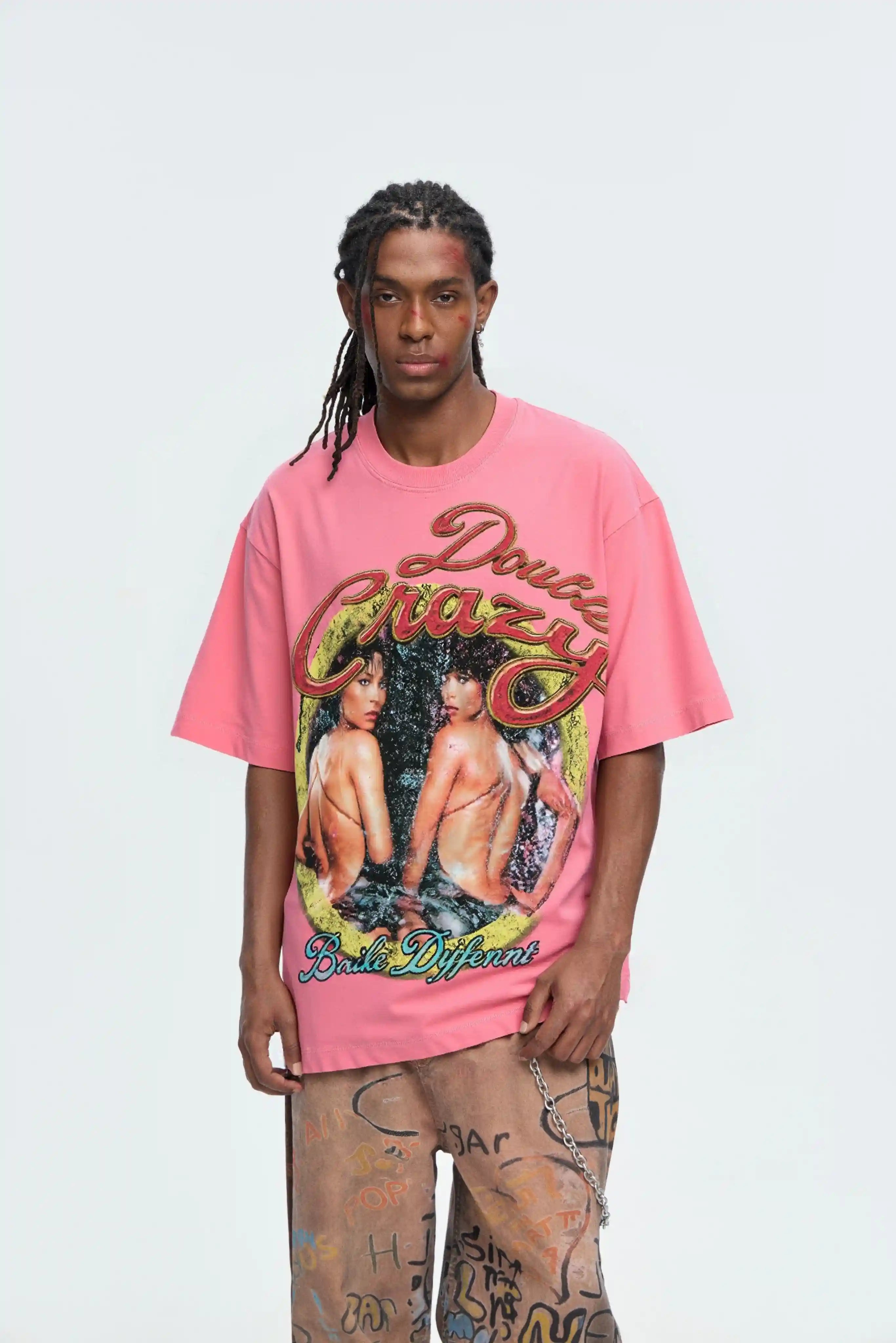 90s Faded R&B Poster Loose Tee-619