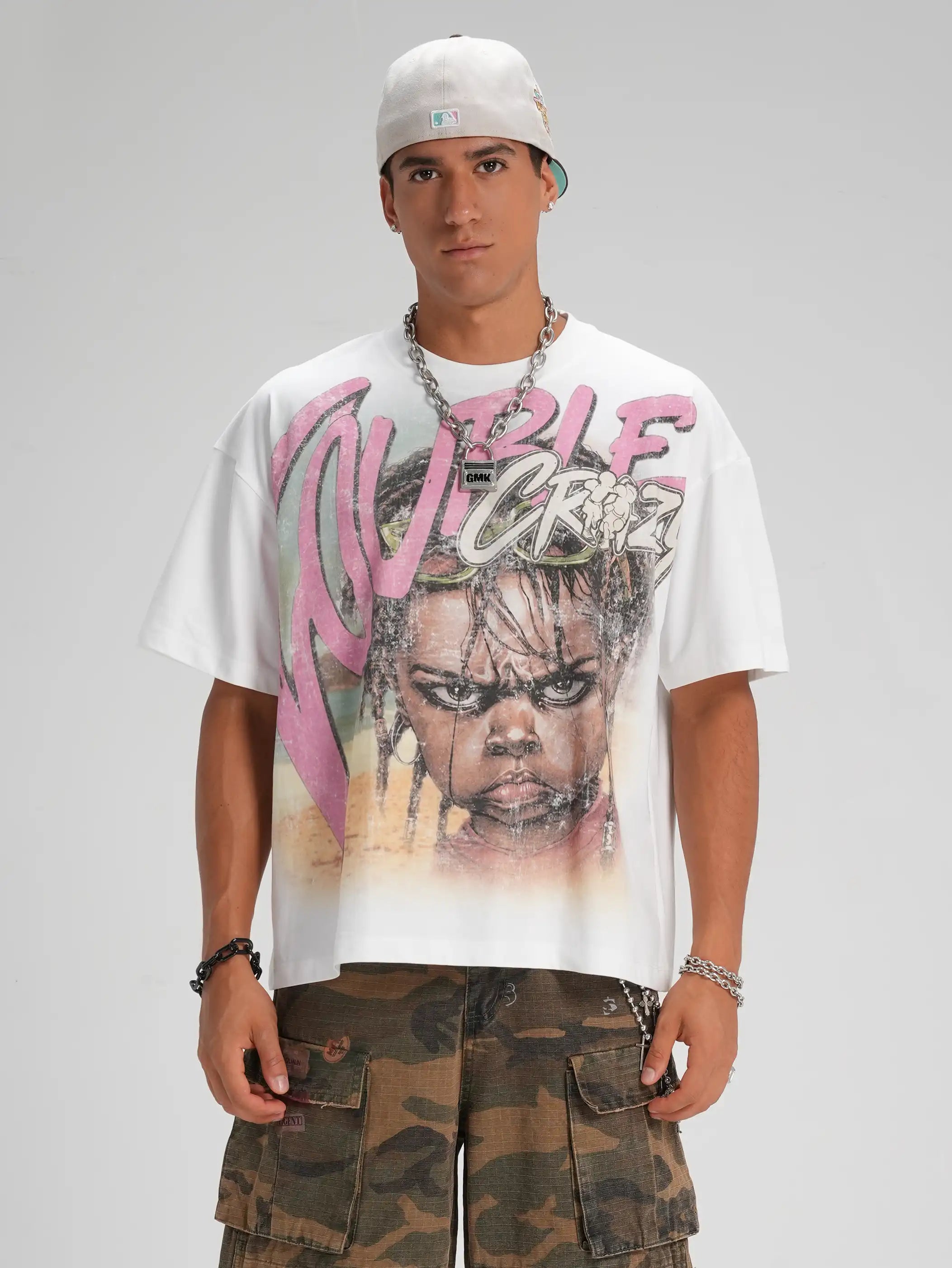 Rockstar Braids Boy Boxy Tee-602