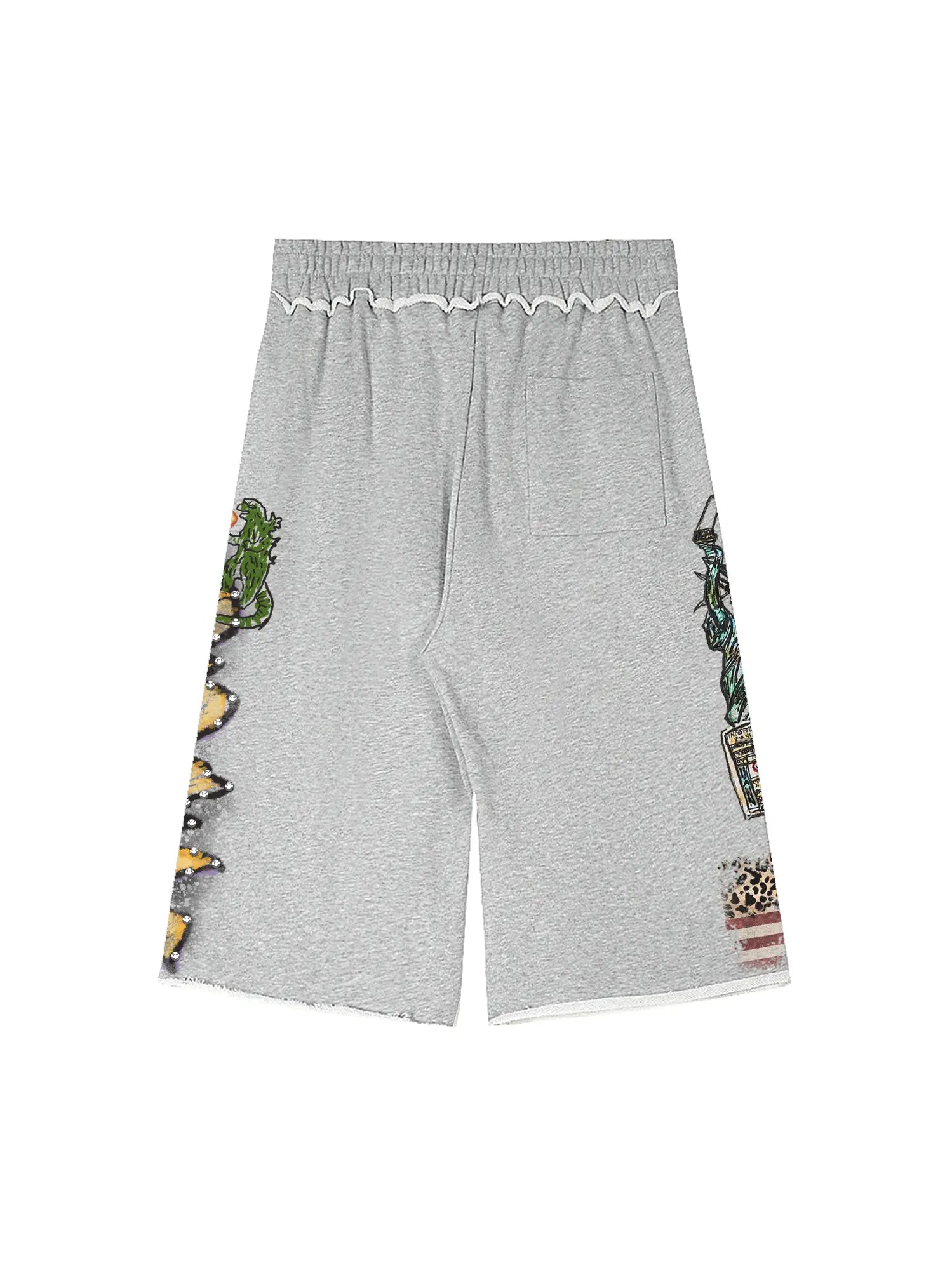 Punk Graffiti Liberty Jorts-649