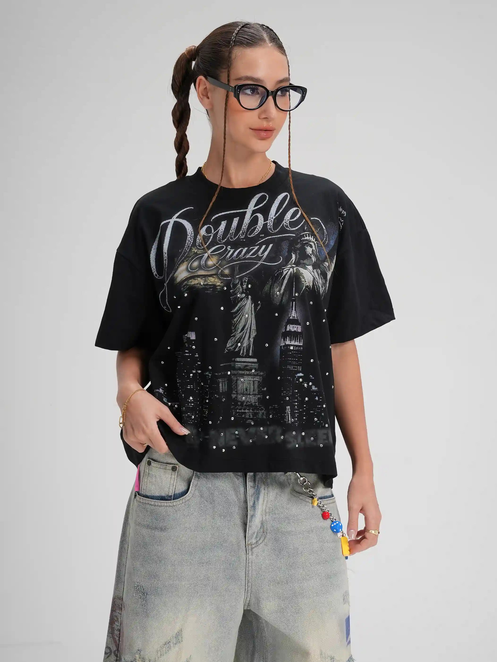 Bling City Never Sleeps Tee-659
