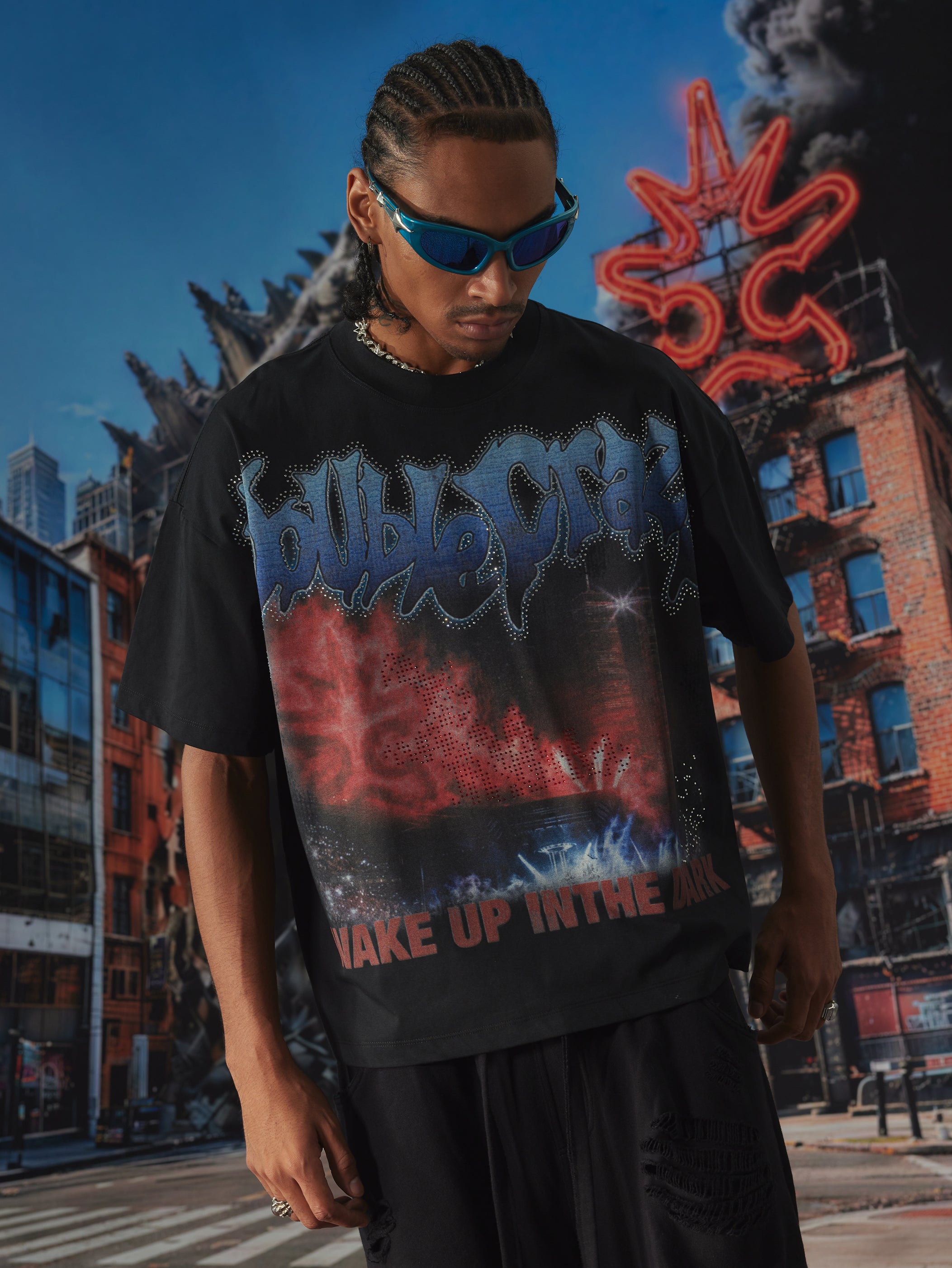 Bling Concert Faded Tee-626