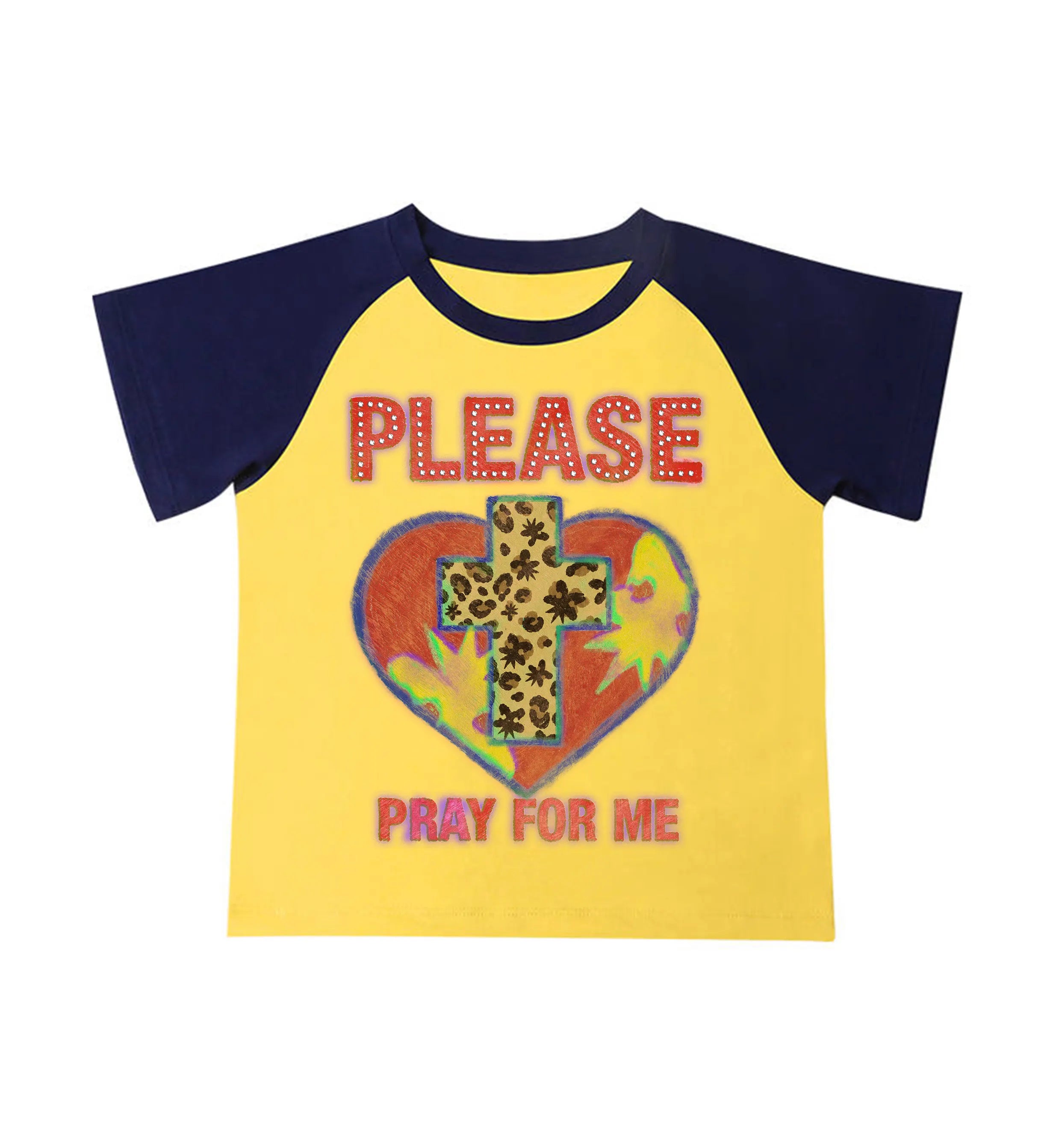 Washed Camo Cross Crop Top-683