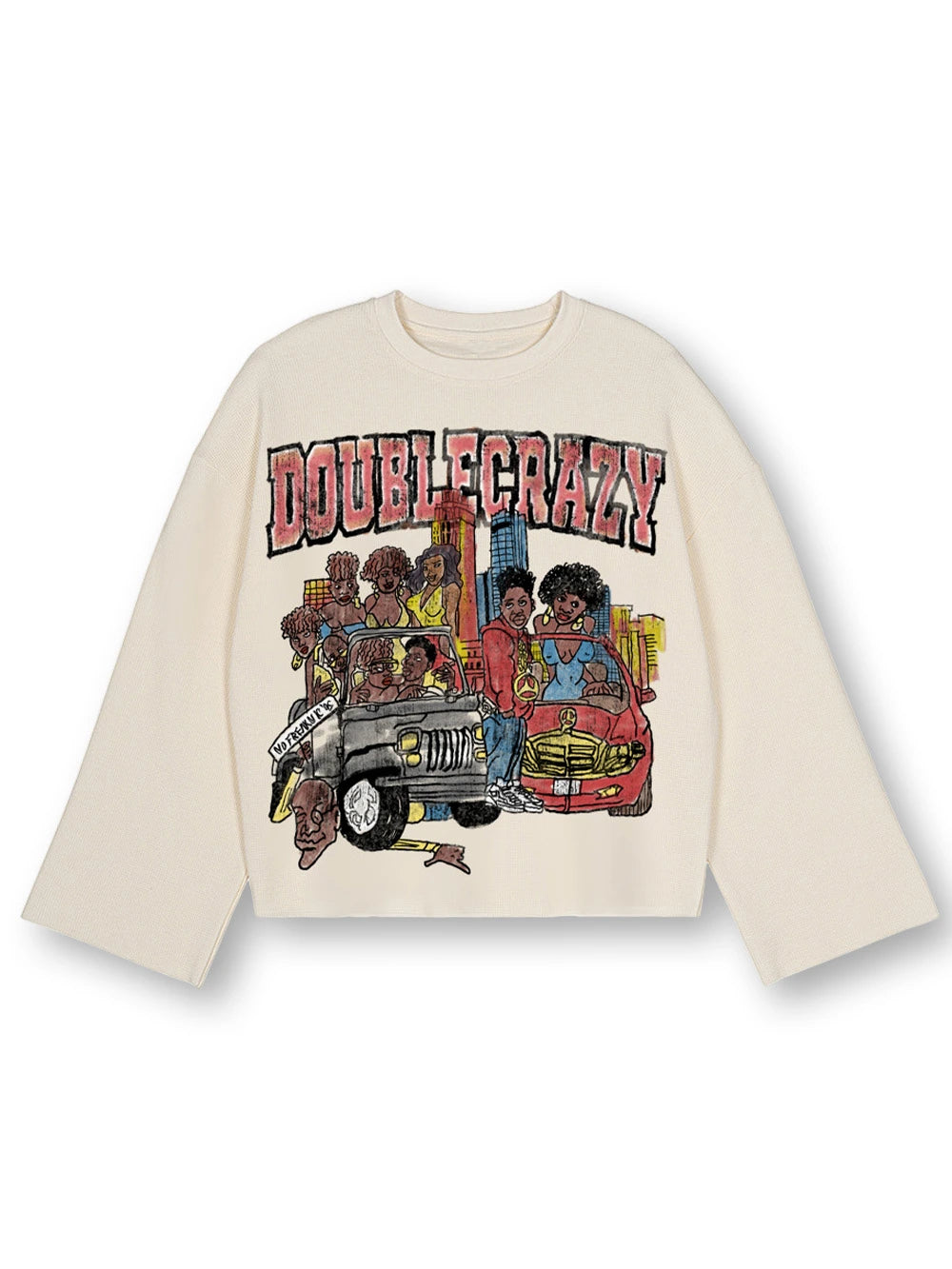 Vintage Rap Crew Studded L/S-697