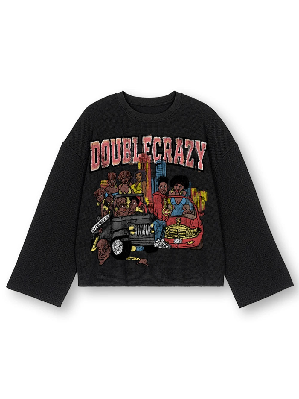 Vintage Rap Crew Studded L/S-697