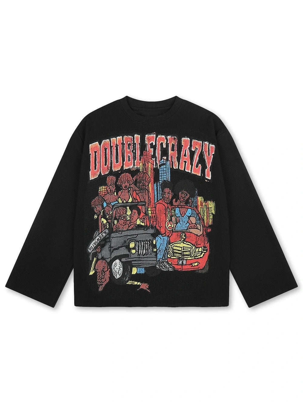 Vintage Rap Crew Studded L/S-697