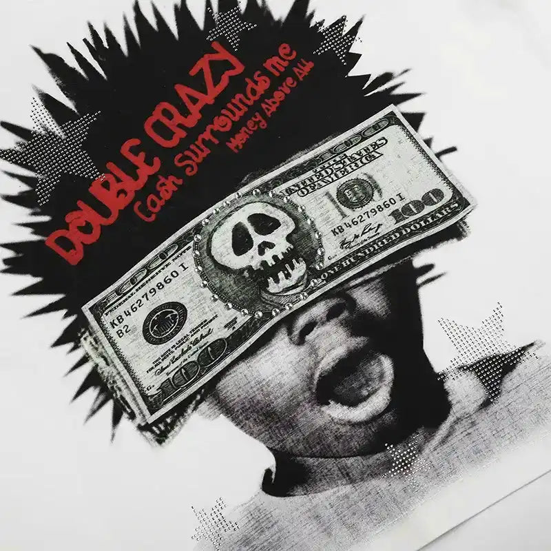 Bling Cash Afro Kid Boxy Tee-573