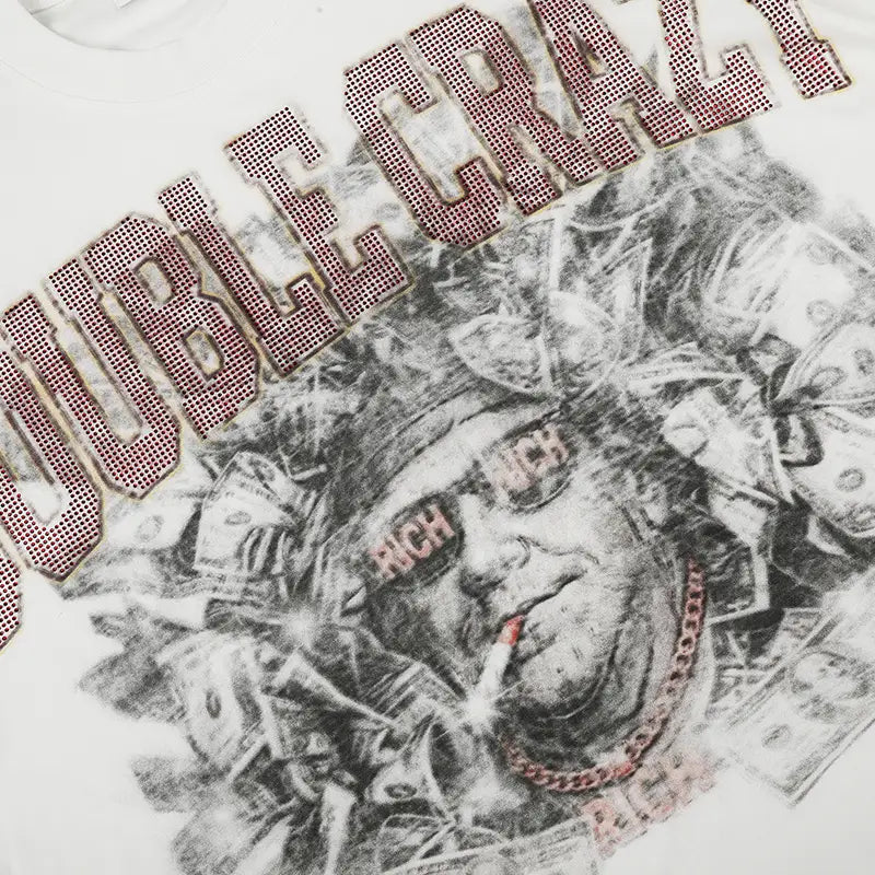 Camiseta gráfica Jesús rico y ostentoso-560