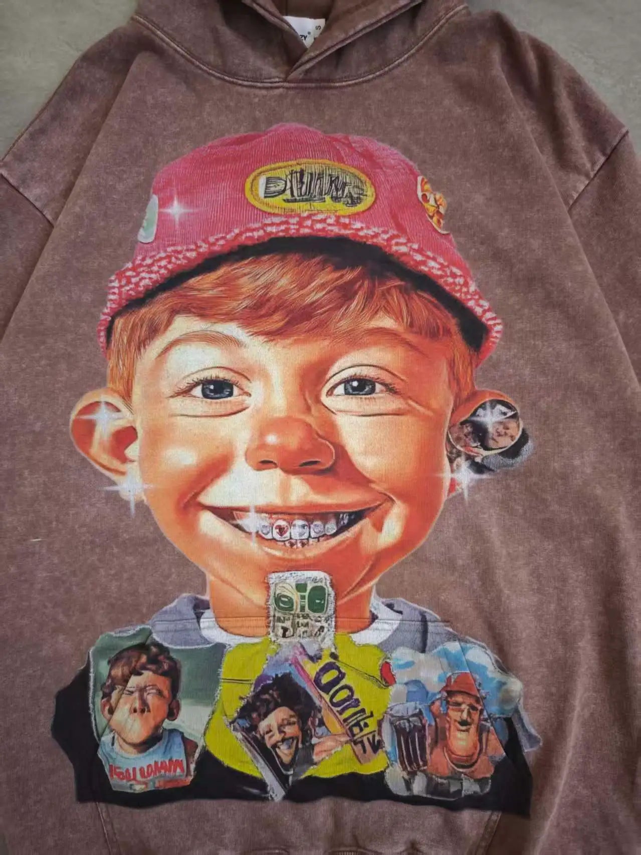 Puppet Chaos Retro hoodie-066W