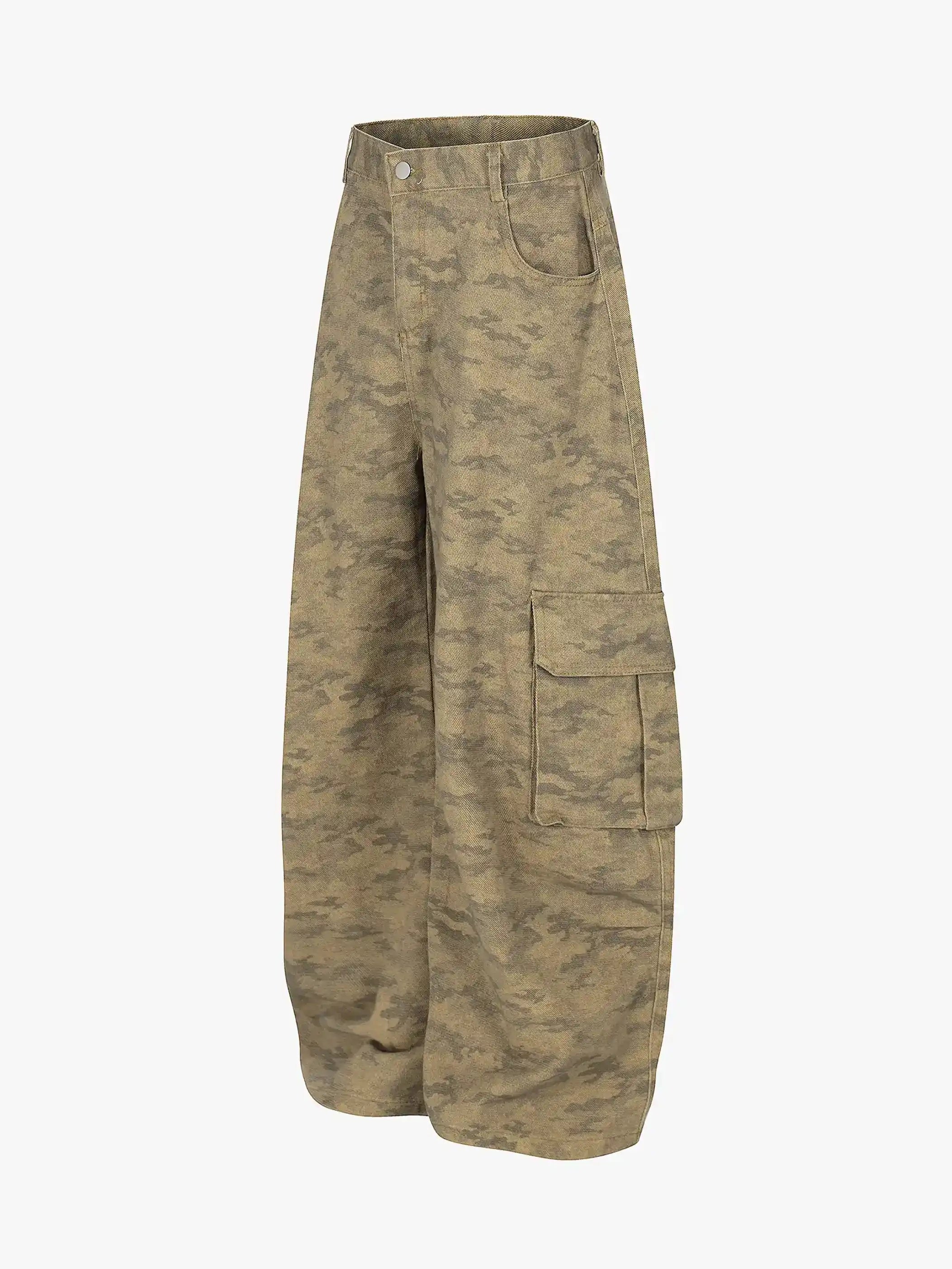 Camo Blade Cargo Pants-S1089