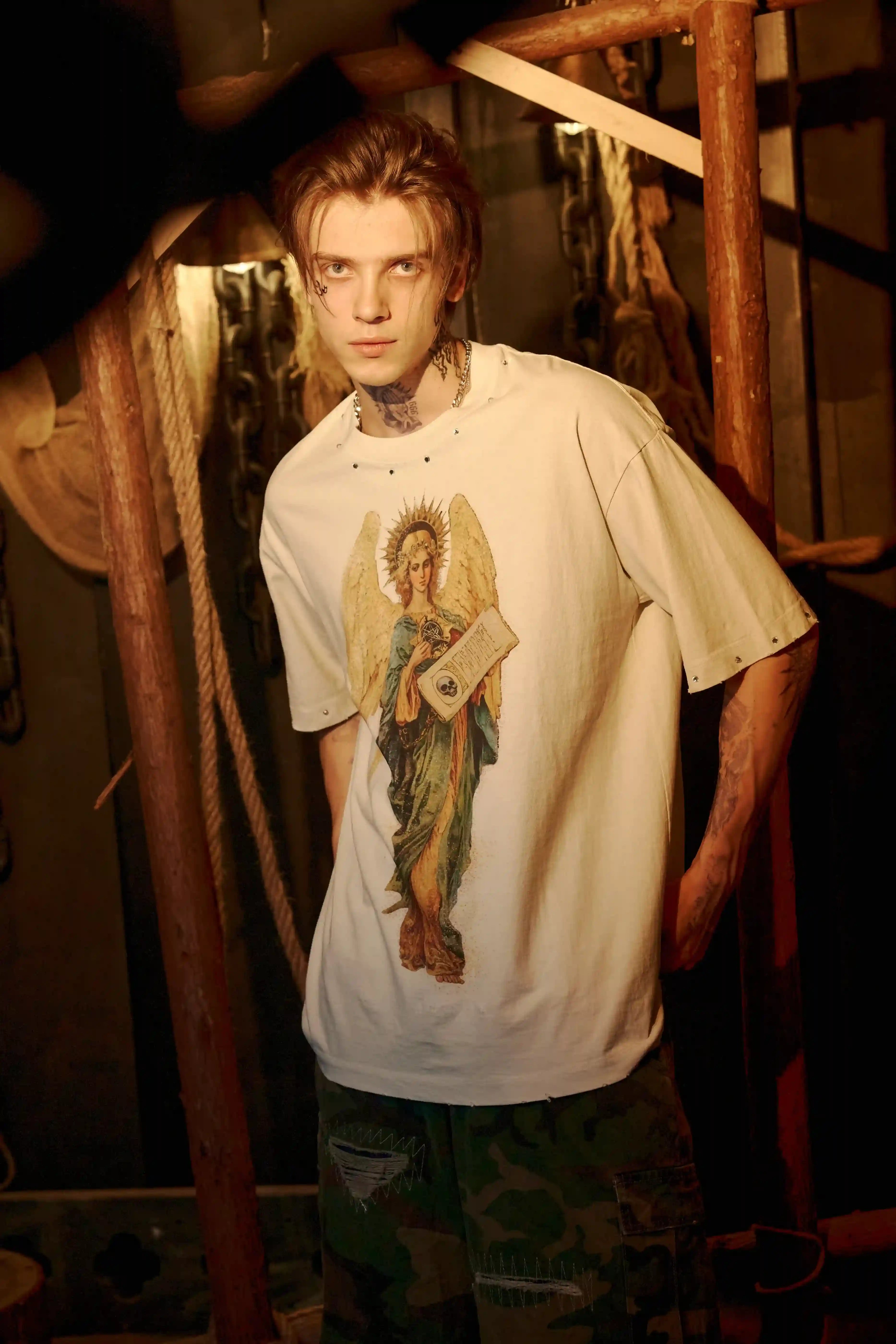 Revelation Angel Scroll T-shirt-169