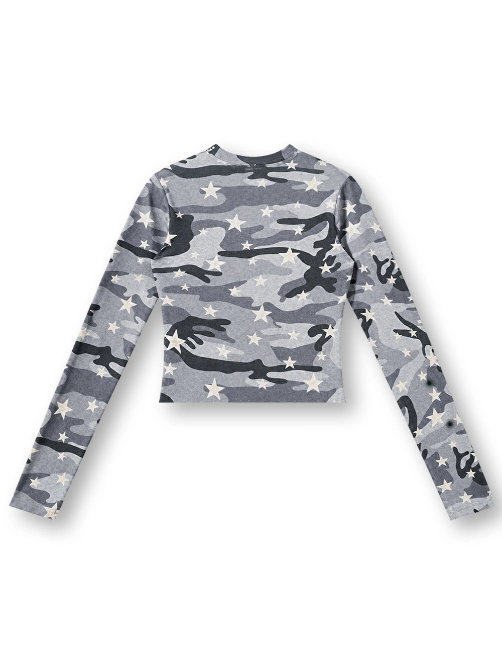 Camo Vampire Fangs L/S Top-725
