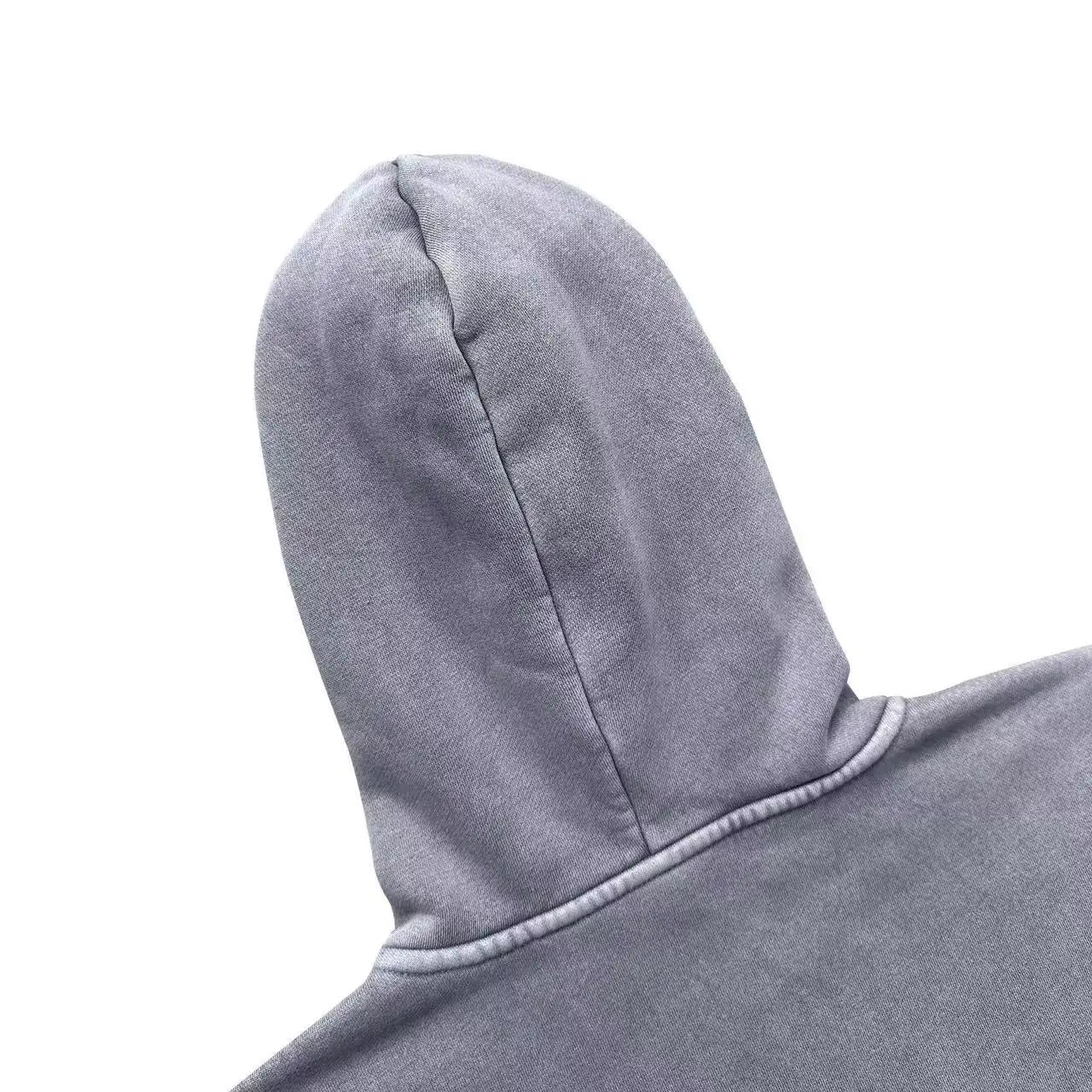 Snow Wash Foil Text Zip-Up-744