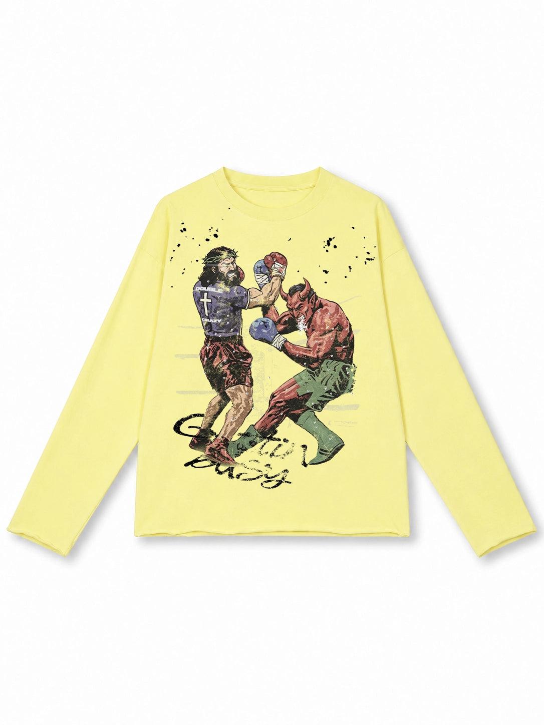 Vintage Painted Jesus L/S-748